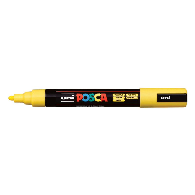 MarkasızUNİBALL PC-5M POSCA 1.8-2.5mm SU BAZLI POSTER MARKÖR YELLOWY0003027