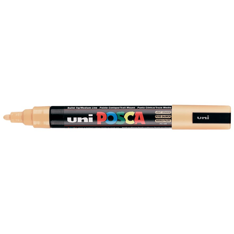 UNİBALLUNİBALL PC-5M POSCA 1.8-2.5mm SU BAZLI POSTER MARKÖR LIGHT ORANGEY0003039