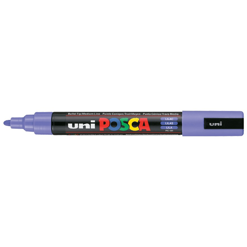 UNİBALLUNİBALL PC-5M POSCA 1.8-2.5mm SU BAZLI POSTER MARKÖR LILACY0003036