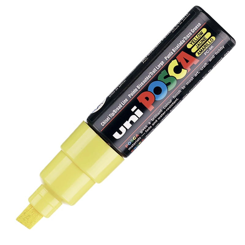UNİBALLUNİBALL PC-8K POSCA 8mm SU BAZLI POSTER MARKÖR SARIY00050752