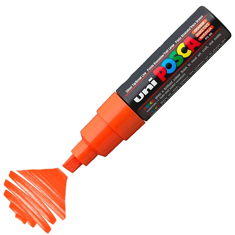 UNİBALLUNİBALL PC-8K POSCA 8mm SU BAZLI POSTER MARKÖR ORANGEY0003002