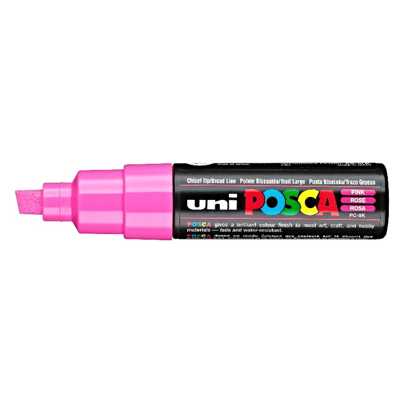 MarkasızUNİBALL PC-8K POSCA 8mm SU BAZLI POSTER MARKÖR PINKY0003005