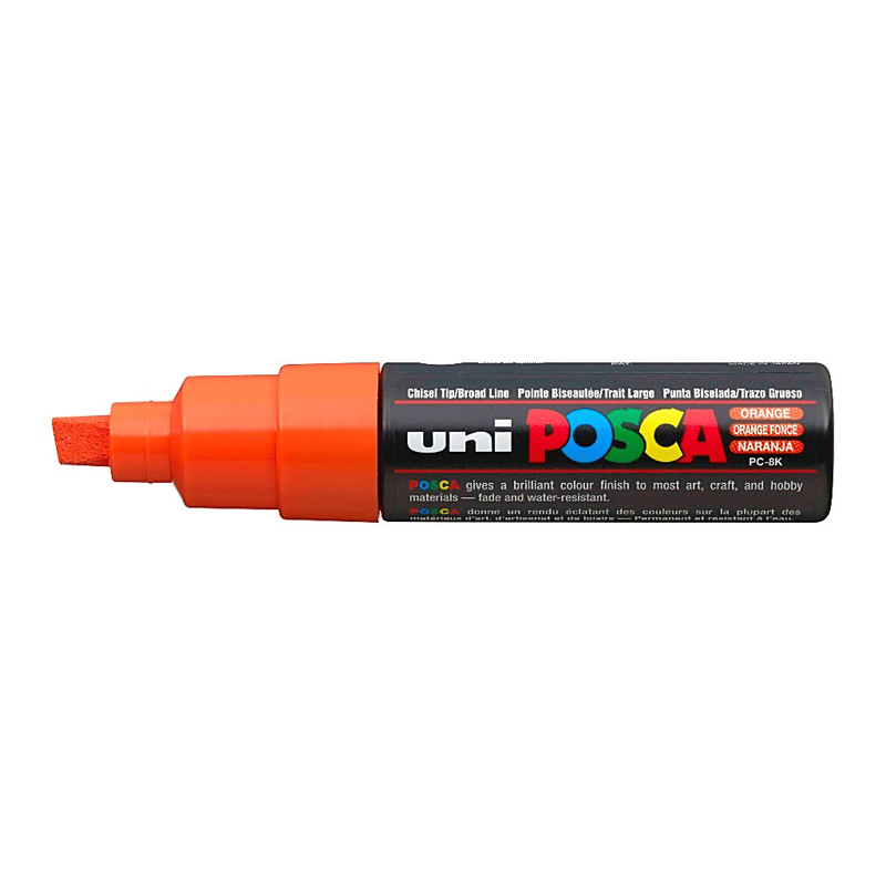 UNİBALLUNİBALL PC-8K POSCA 8mm SU BAZLI POSTER MARKÖR ORANGEY0003002
