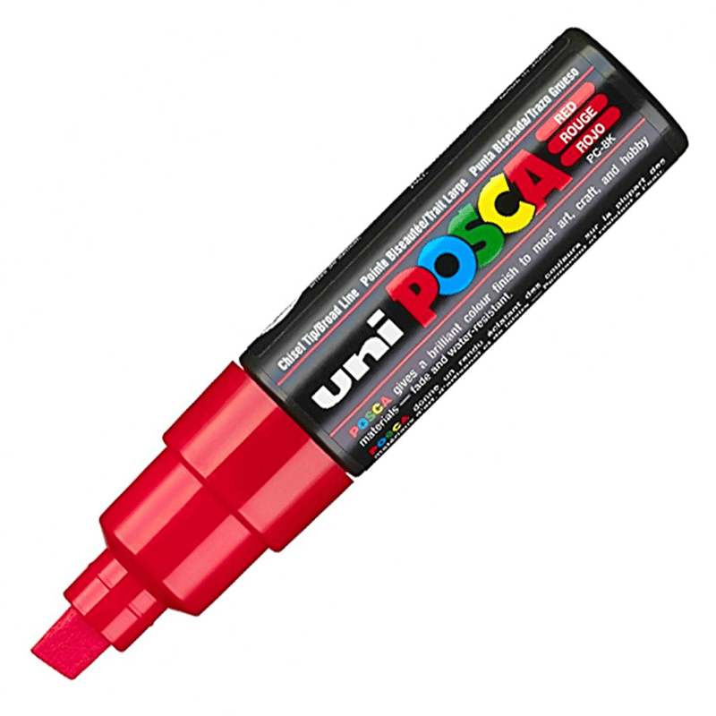 MarkasızUNİBALL PC-8K POSCA 8mm SU BAZLI POSTER MARKÖR REDY0003004