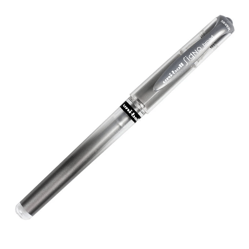 MarkasızUniball Signo Broad Jel İmza Kalemi UM-183 Silver1543-001