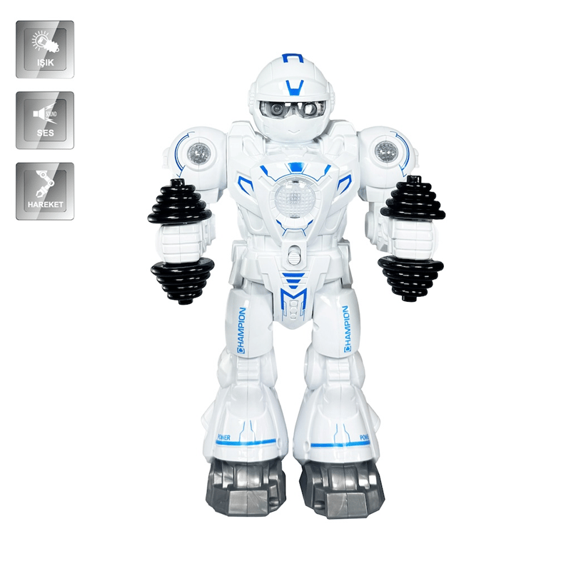 MarkasızVARDEM DF-6026 IŞIKLI VE MÜZİKLİ HAREKETLİ ATLETİK SPORCU PİLLİ ROBOT8694359095132