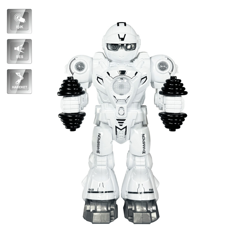 MarkasızVARDEM DF-6026 IŞIKLI VE MÜZİKLİ HAREKETLİ ATLETİK SPORCU PİLLİ ROBOT8694359095132