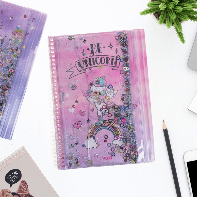 VUKİVUKİ - SULU ÇANTALI DEFTER (A5) (UNICORN)-2/S8698560346328