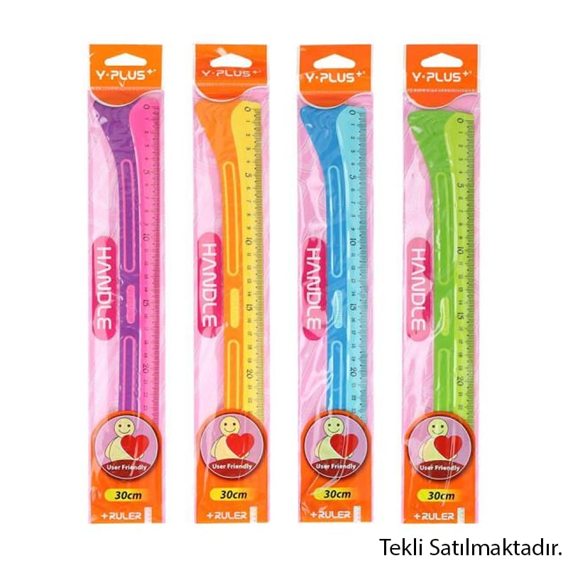 MarkasızYplus Cetvel 30cm Kolay300383