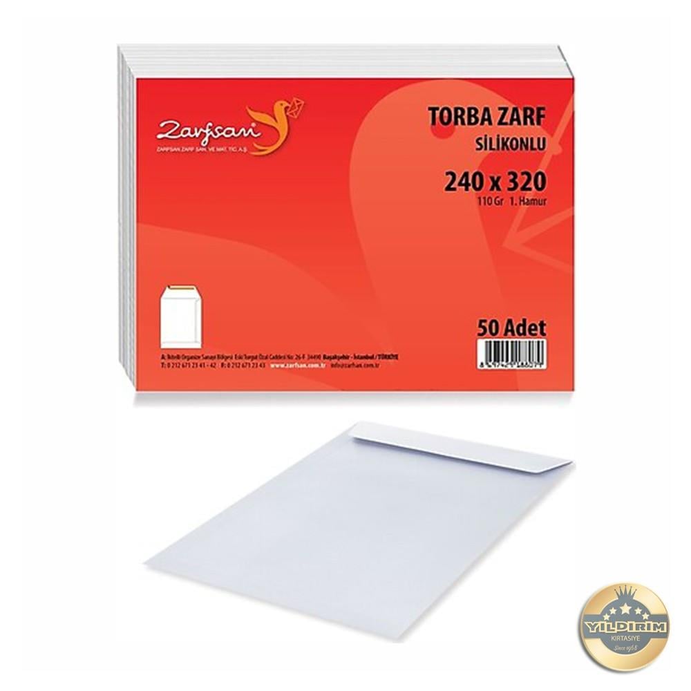 Zarfsan Torba Zarf 24x32 cm 110 gr 1.Hamur 50 Adet