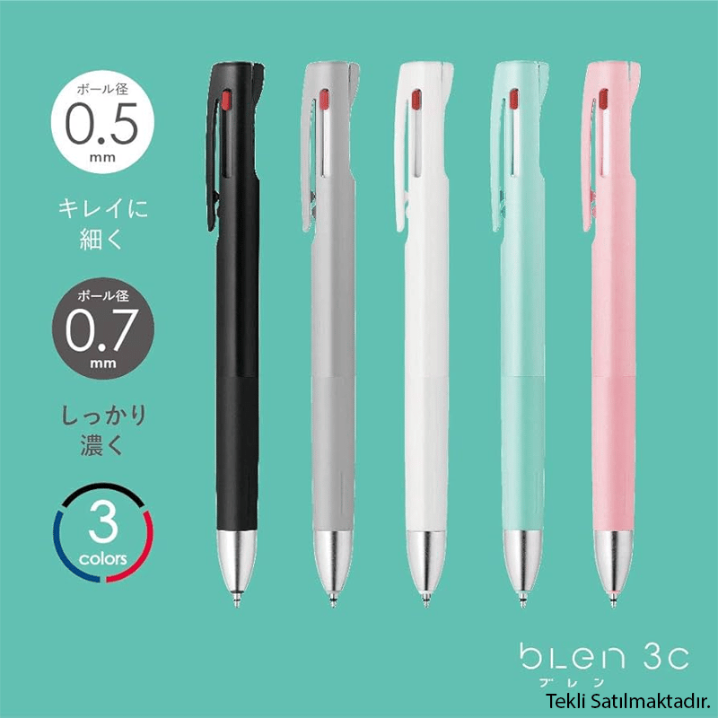 ZEBRAZEBRA BLEN 3C GRI 0.7MM4901681531332