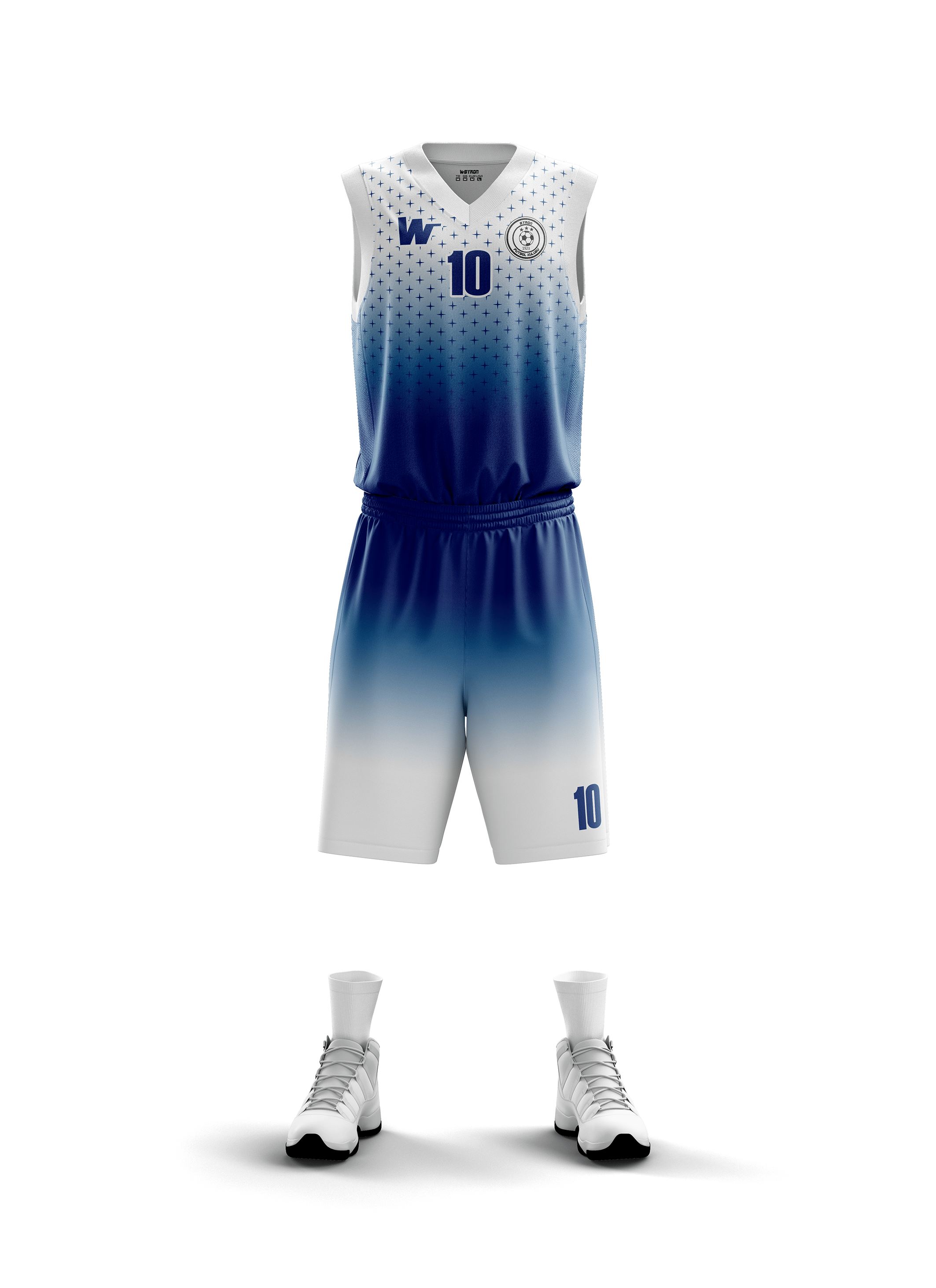 Basketbol Forma Takım Model 001 0400-01 Saks Beyaz