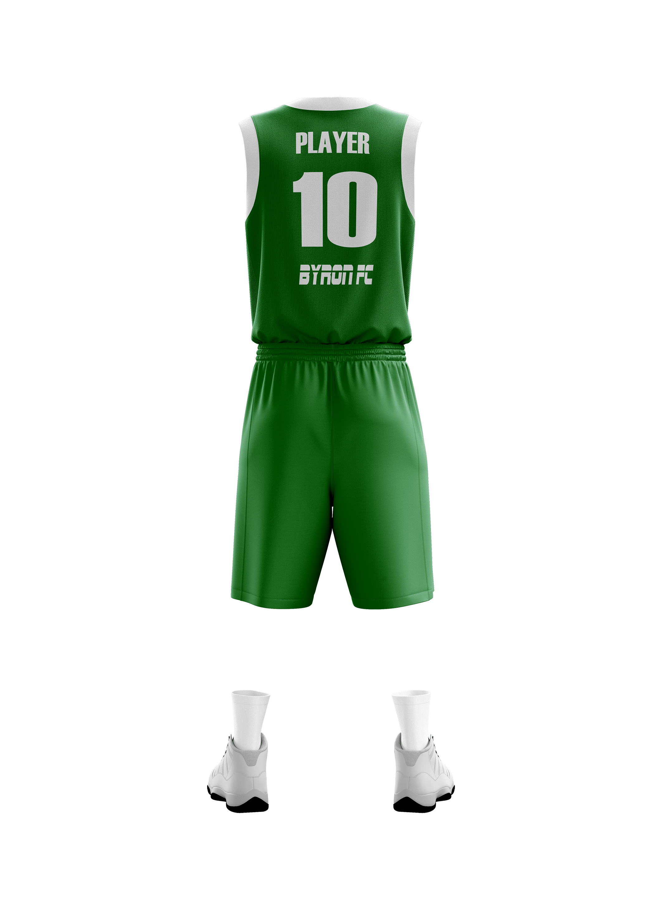 Basketbol Forma Takım Model 001 0600-01 Yeşil Beyaz