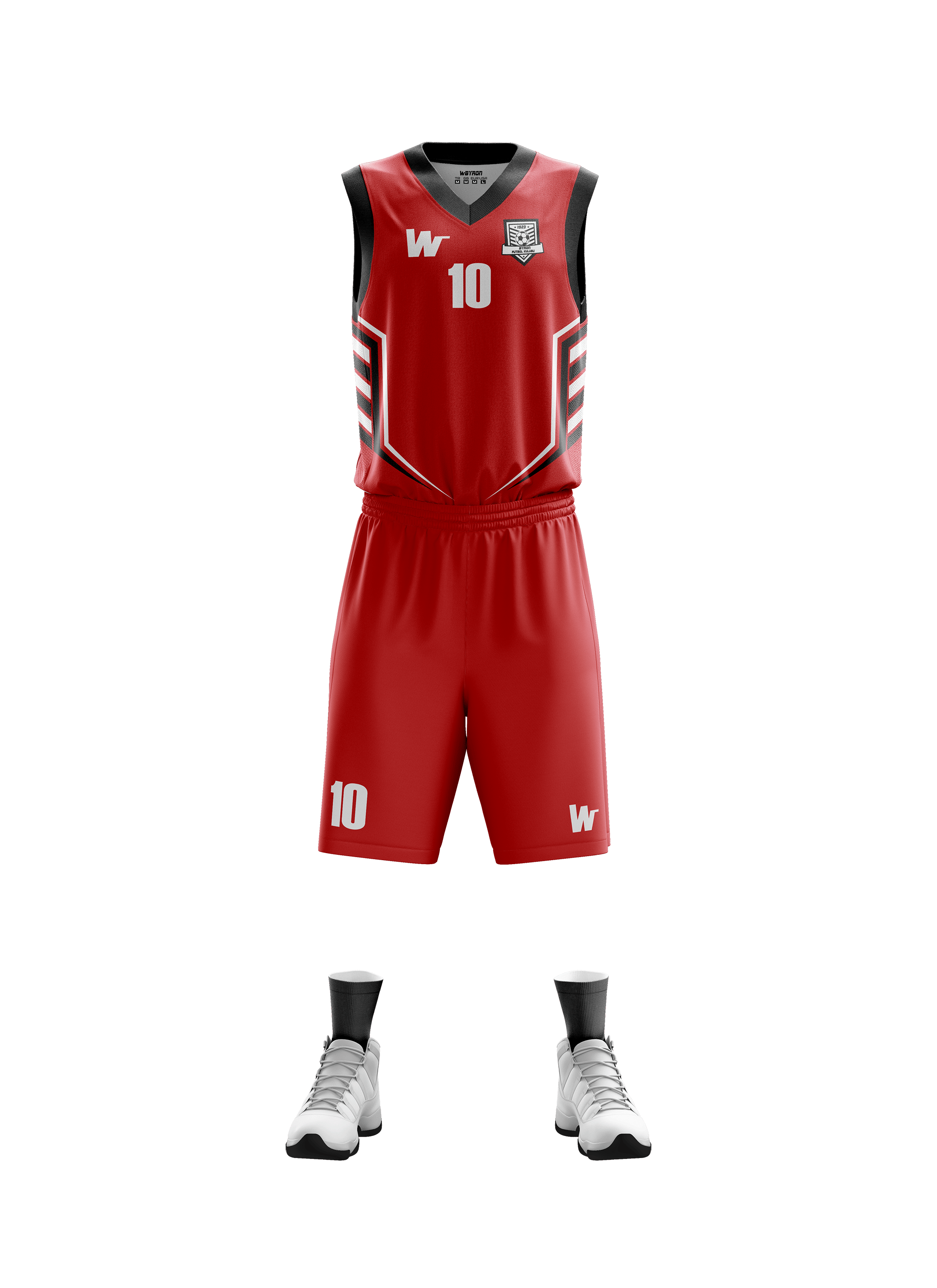 Basketbol Forma Takım Model 004 020100-01 KırmızıBeyaz