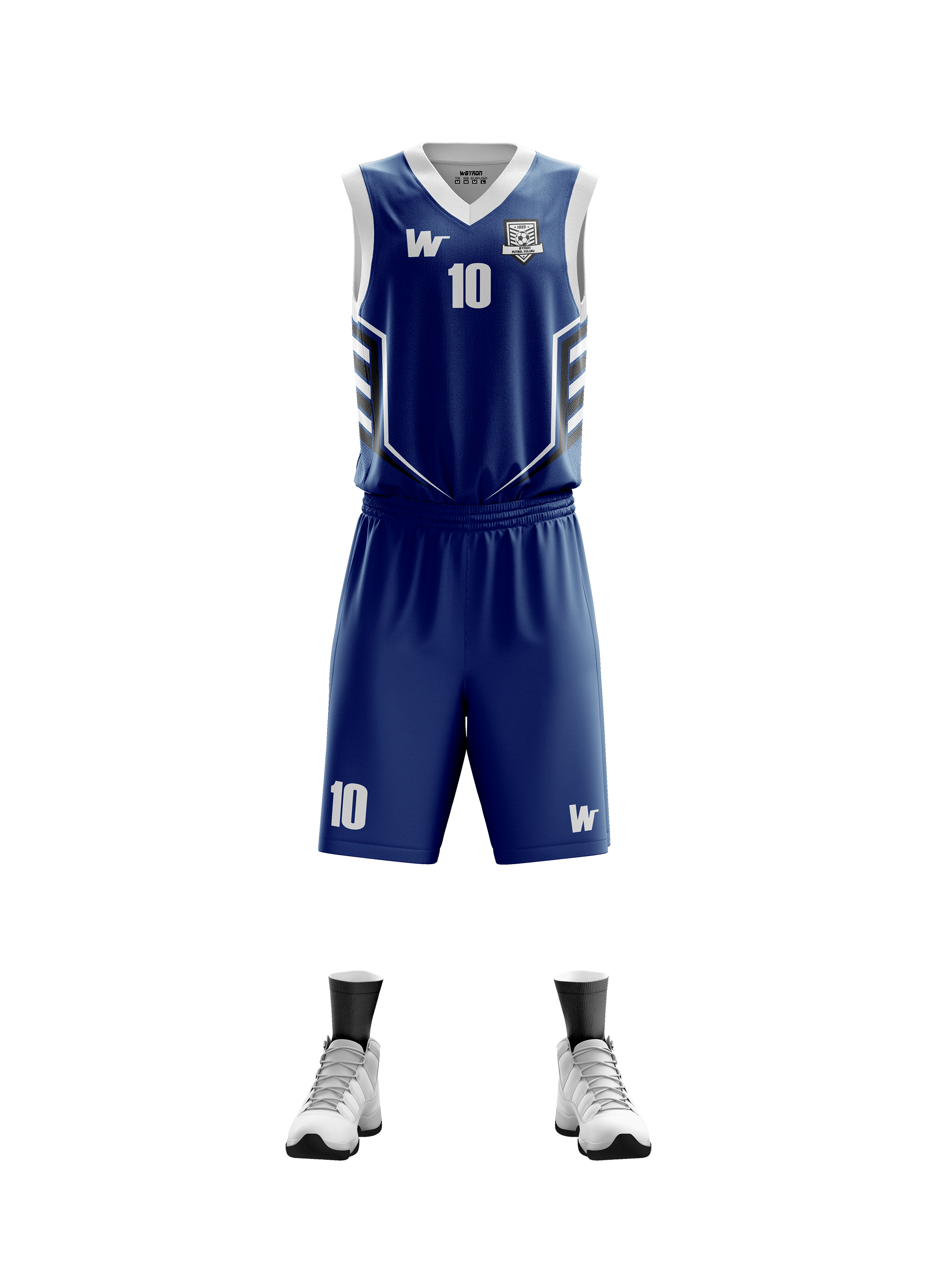 Basketbol Forma Takım Model004 0400-01  Saks Beyaz