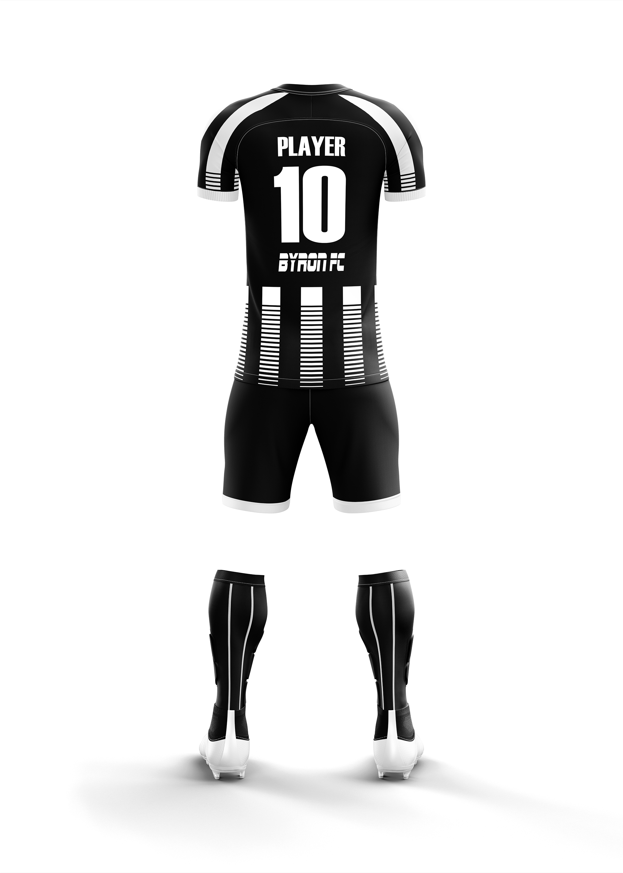 Futbol Forma Takım Model 001 0100-01-Siyah Beyaz