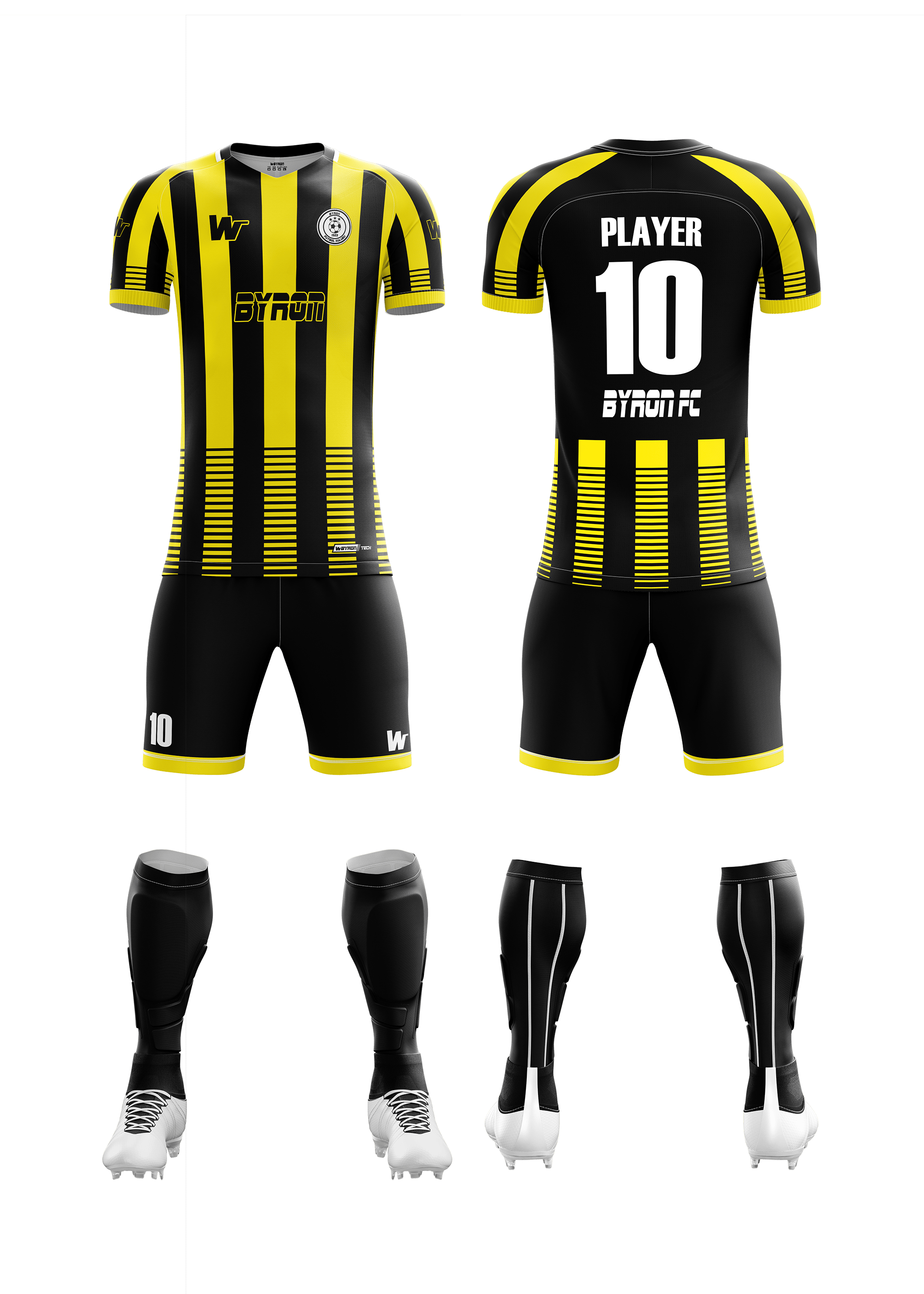 Futbol Forma Takım Model 001 0103-01 Siyah Sarı