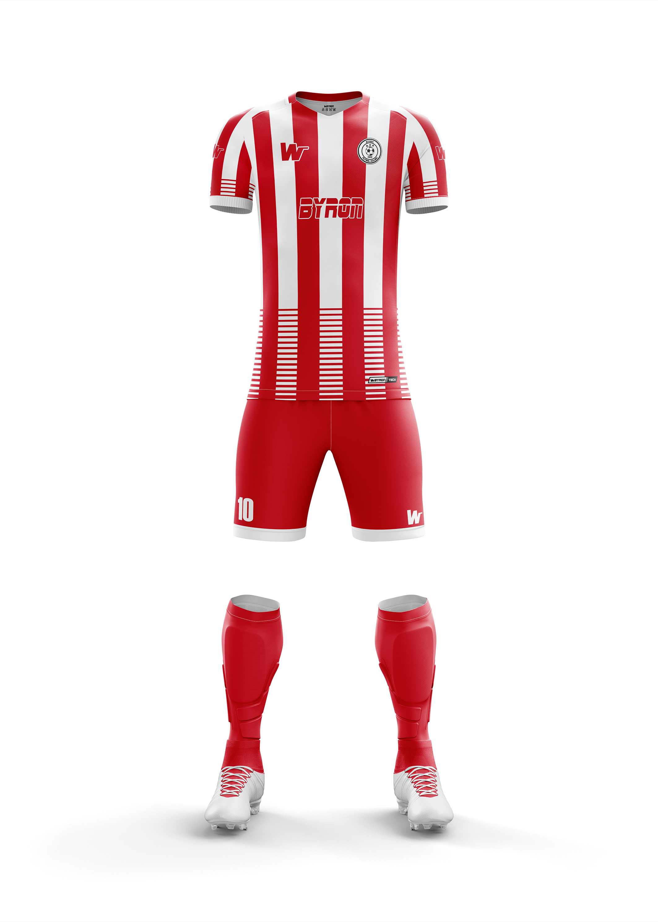 Futbol Forma Takım Model 001 0200-01 Kırmızı Beyaz