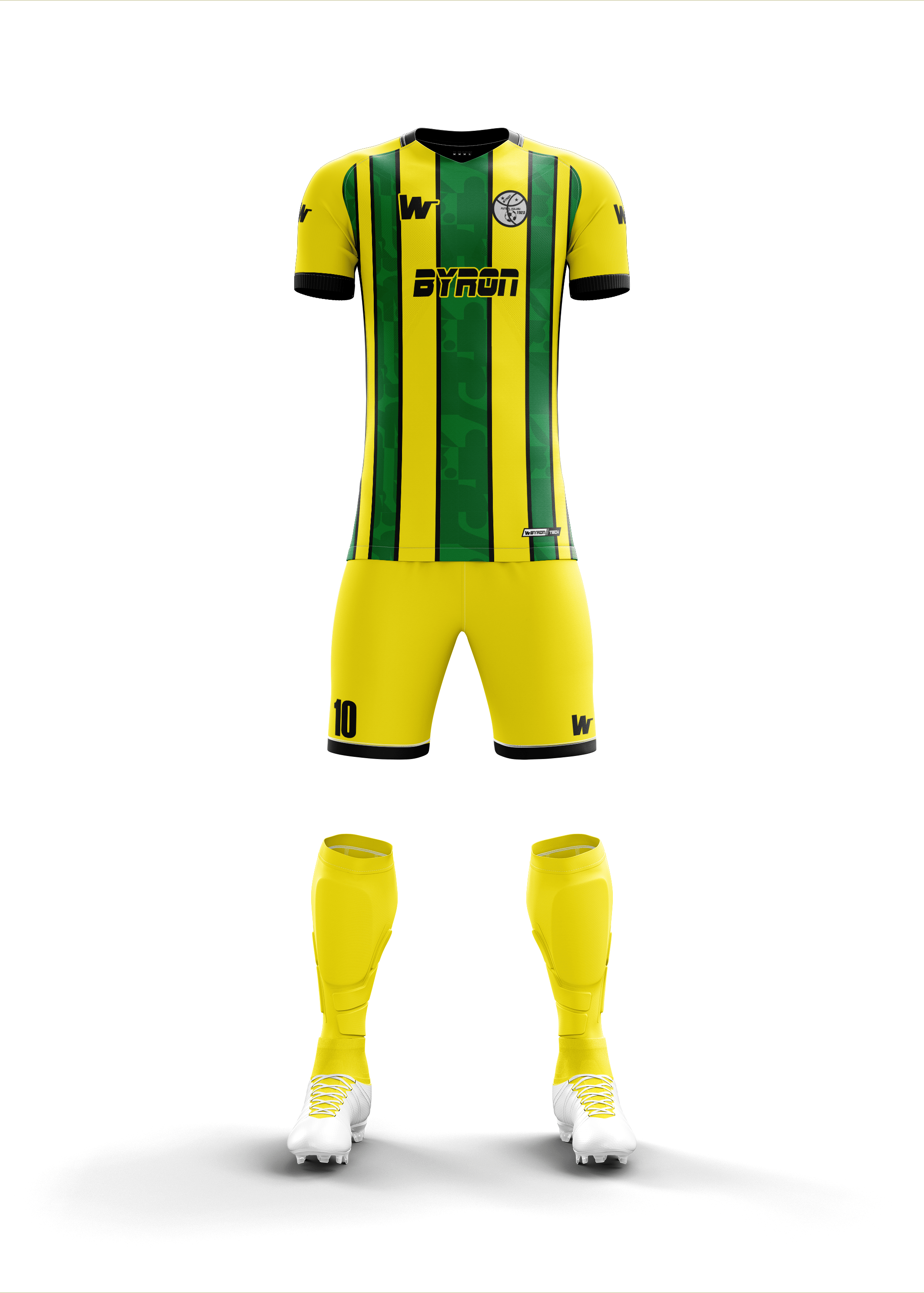 Futbol Forma Takım Model 0012 030106-01 Sarı Siyah Yeşil