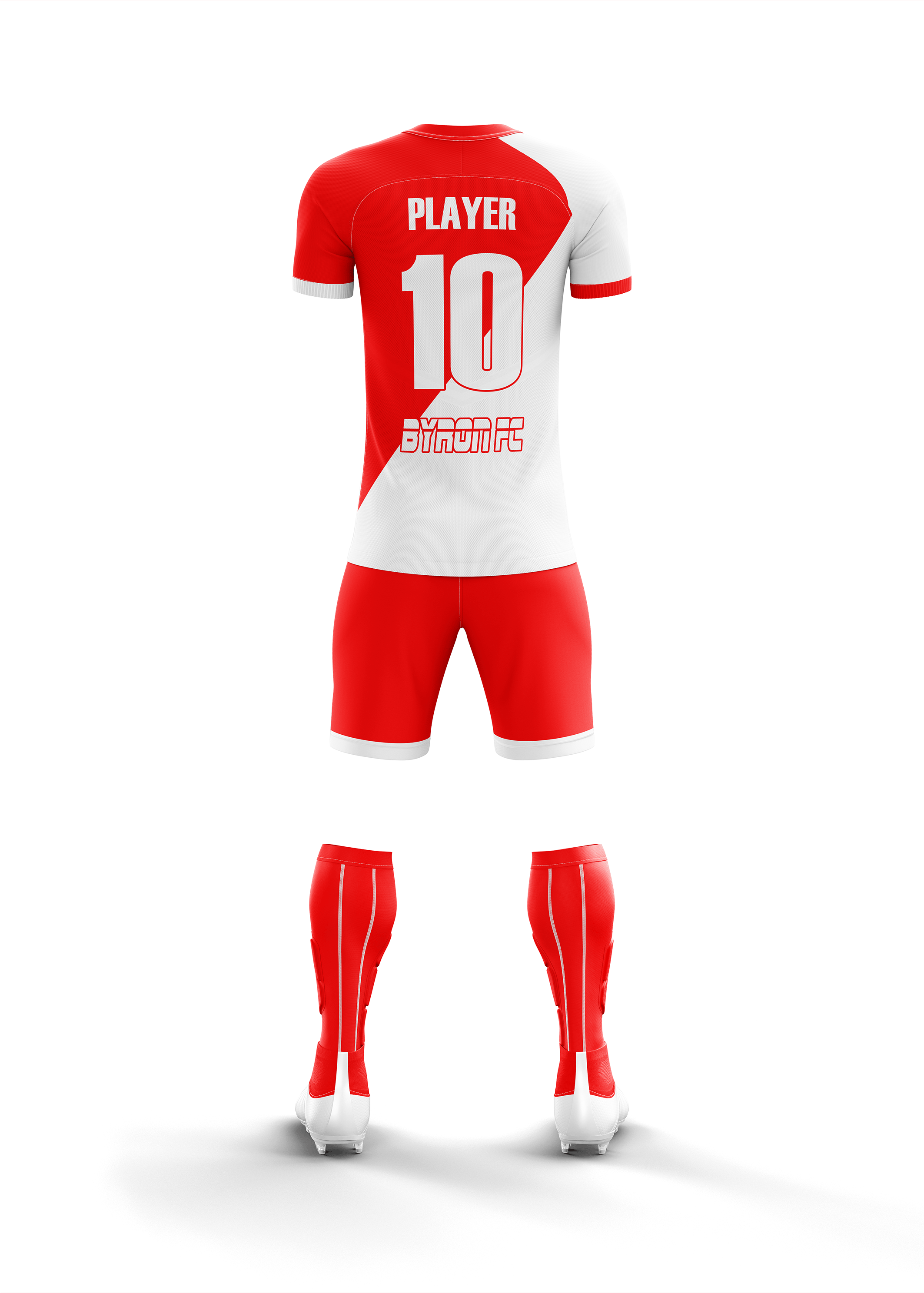 Futbol Forma Takım Model 002 0102-01 Beyaz Kırmızı