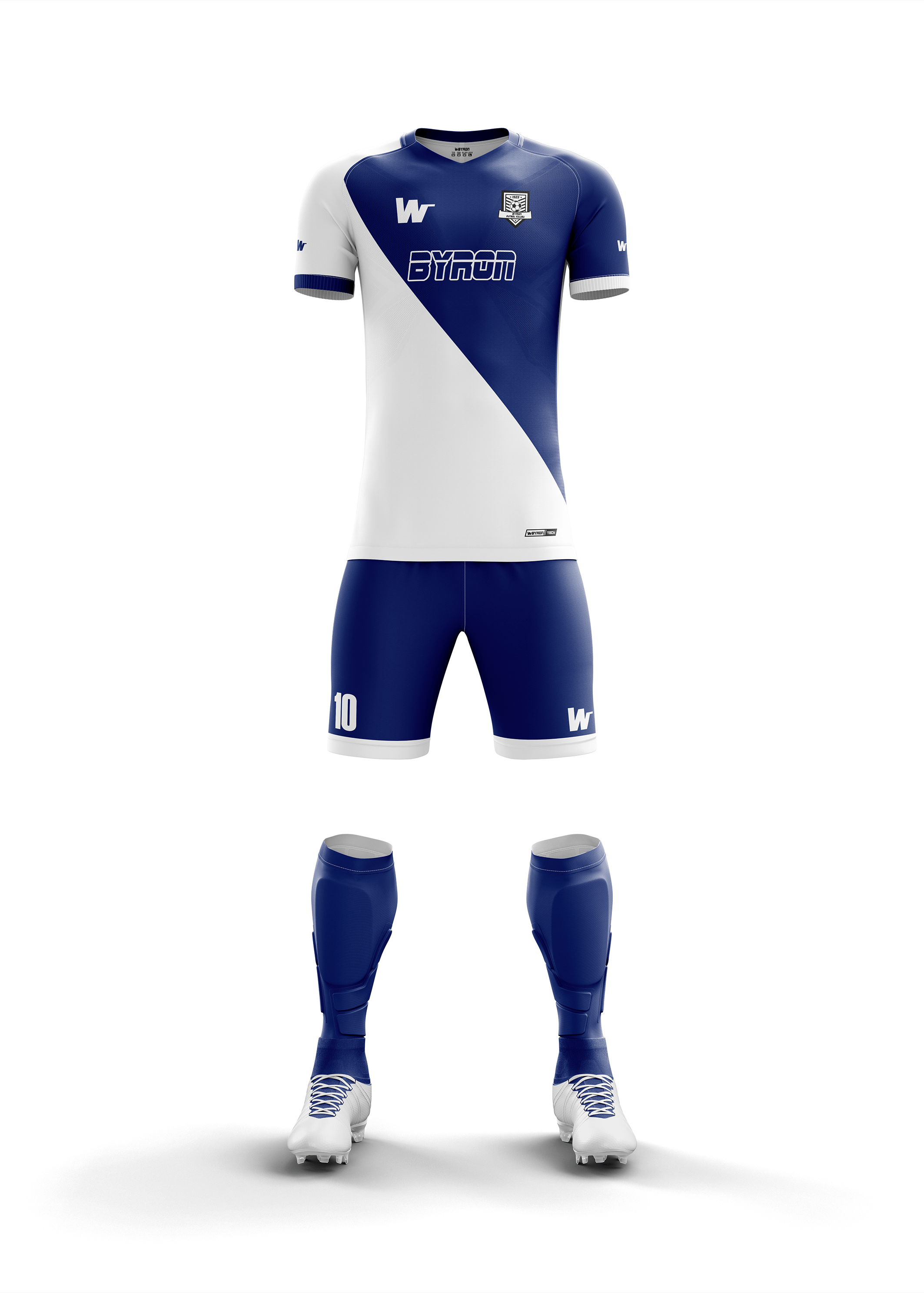 Futbol Forma Takım Model 002  0500-01 Lacivert Beyaz