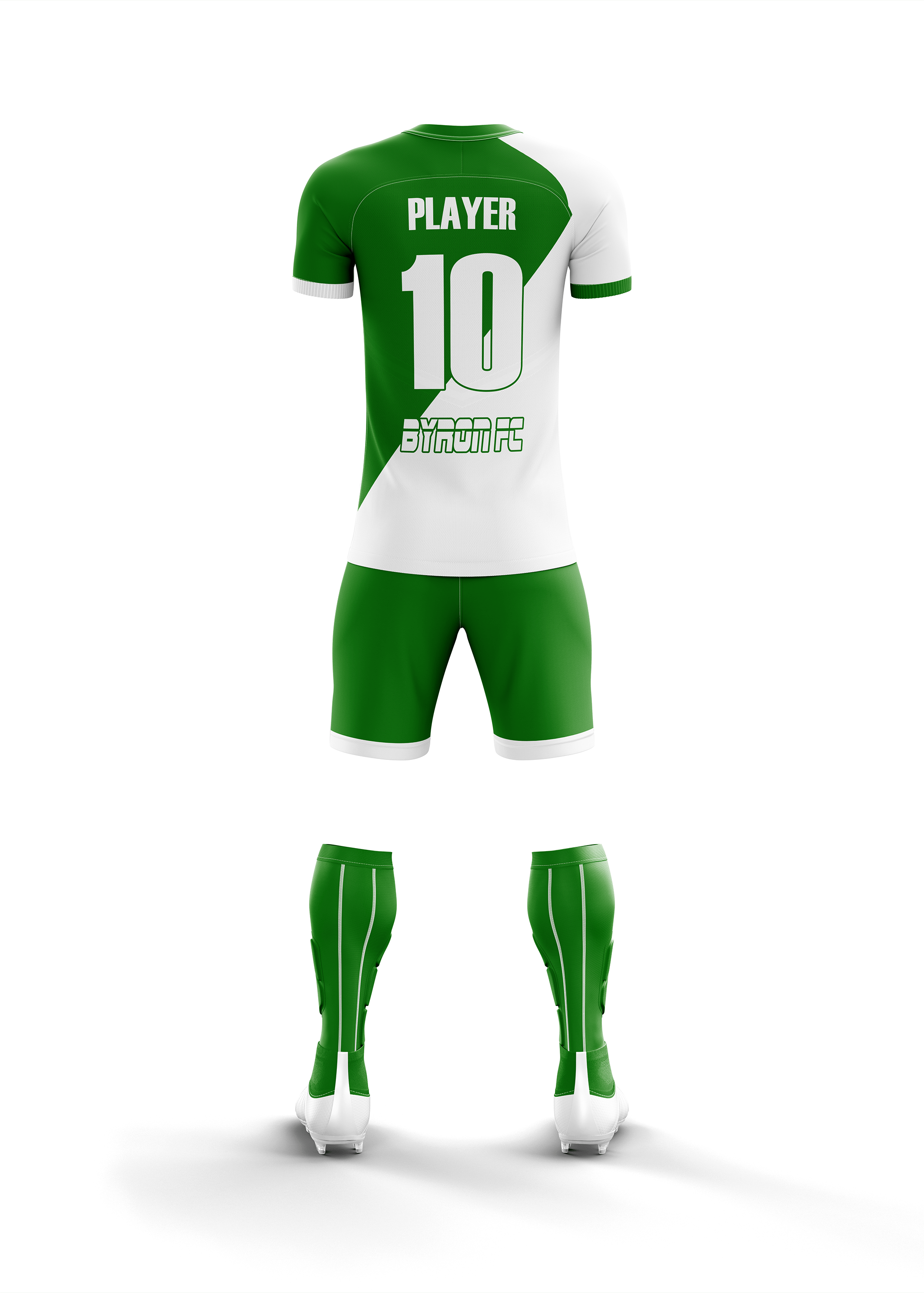 Futbol Forma Takım Model 002 0600-01 Yeşil Beyaz