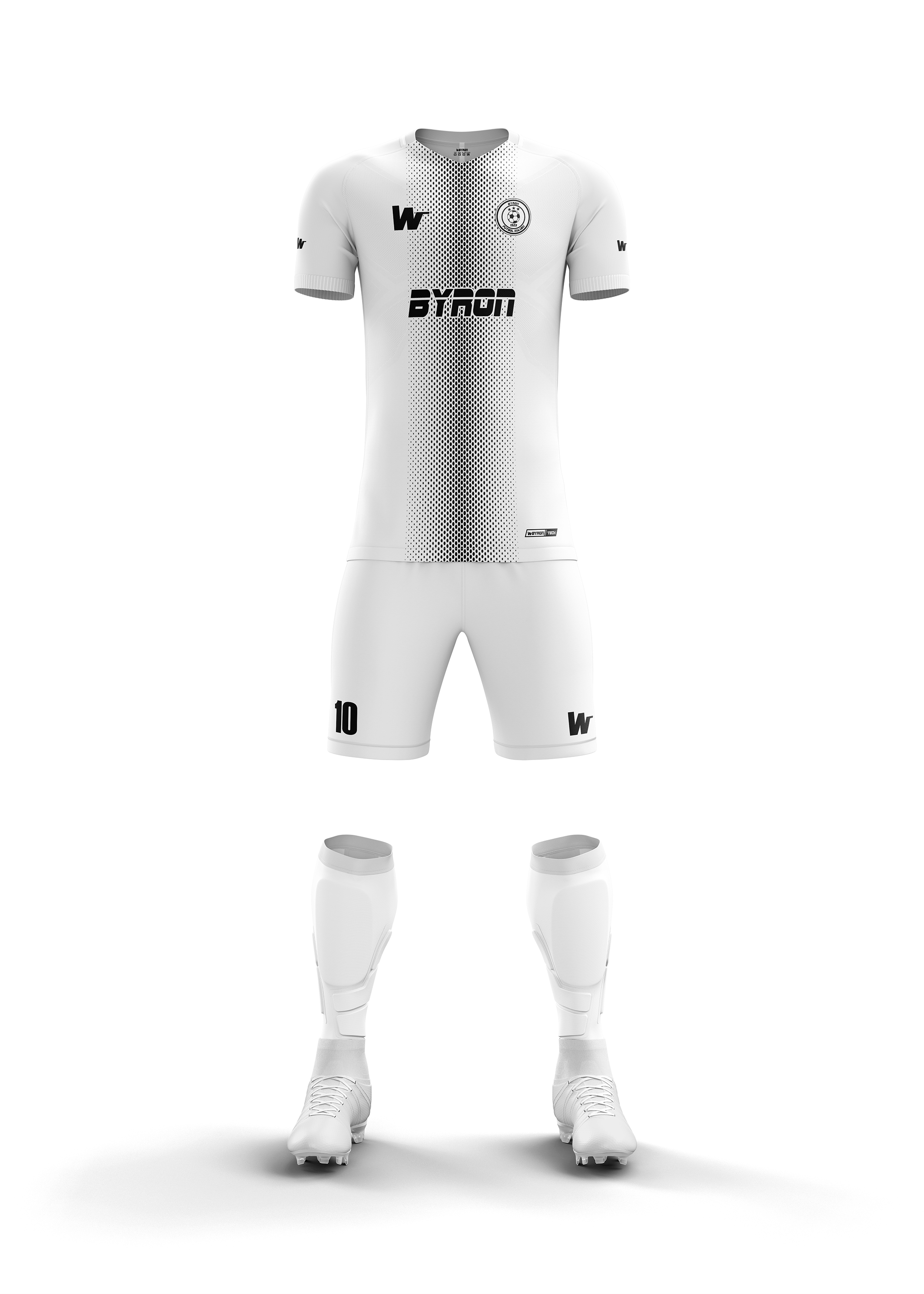 Futbol Forma Takım Model 003 0001-01 Beyaz Siyah