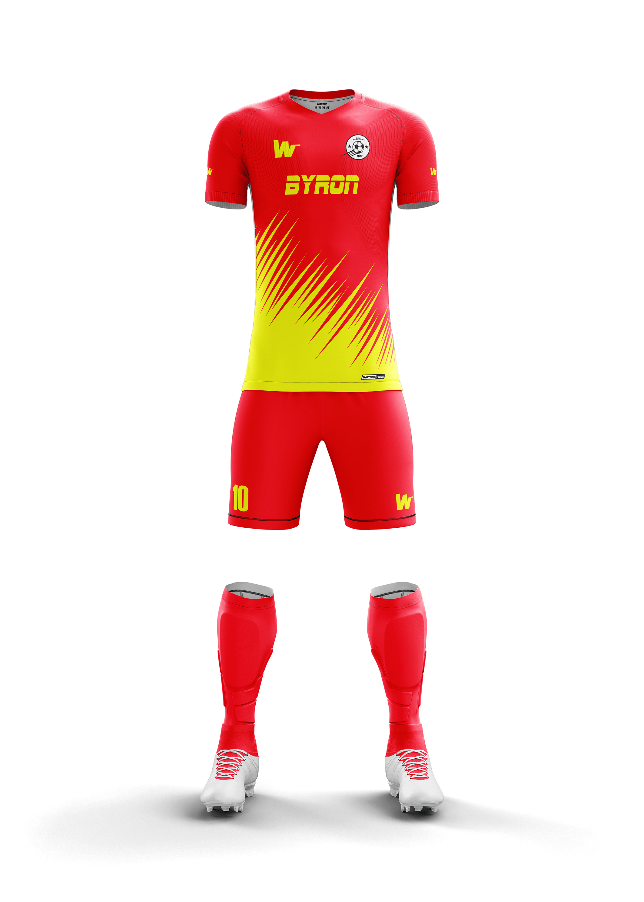 Futbol Forma Takım Model 005 0203-01 Kırmızı Sarı