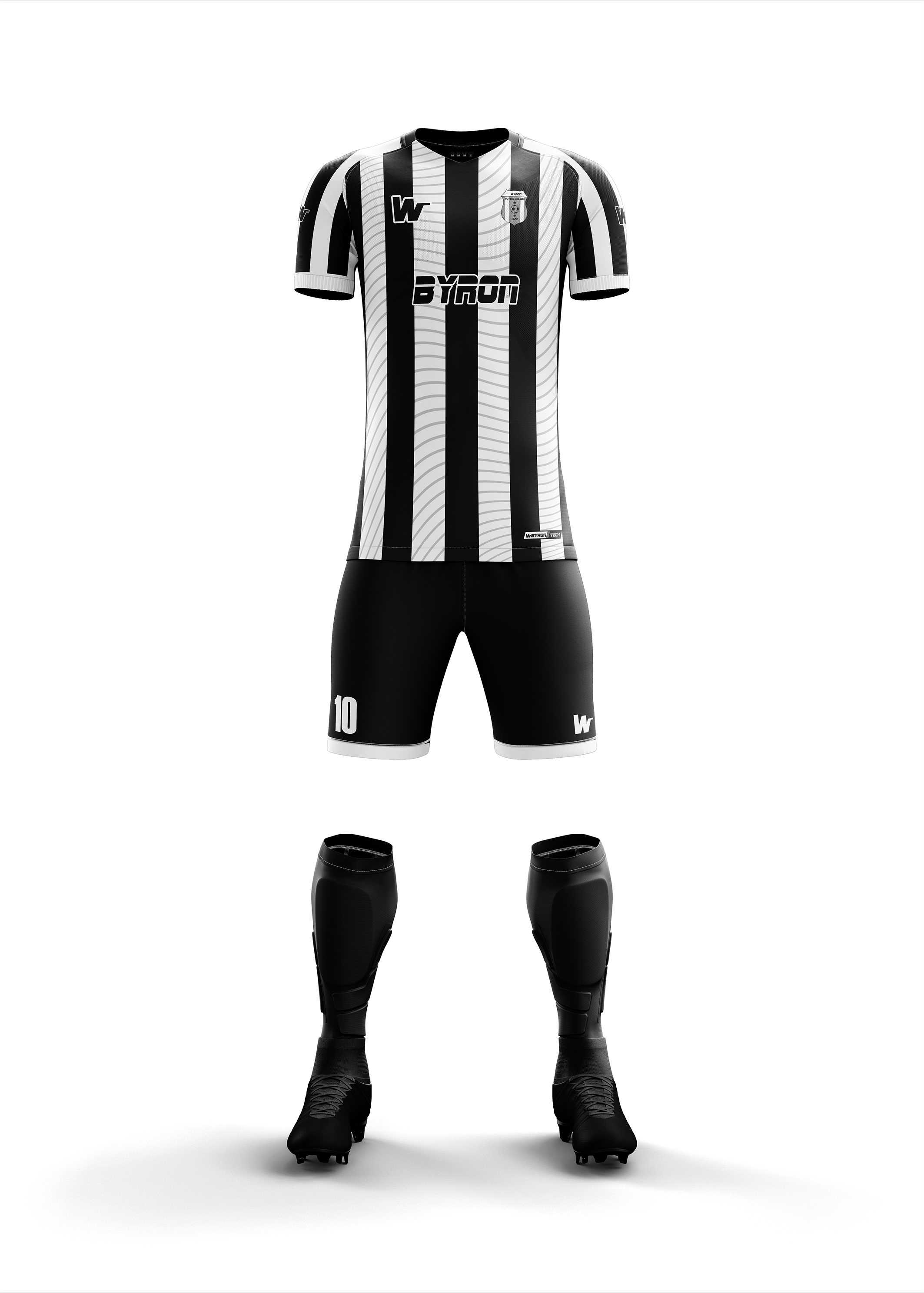 Futbol Forma Takım Model 006 0001-01 Siyah Beyaz