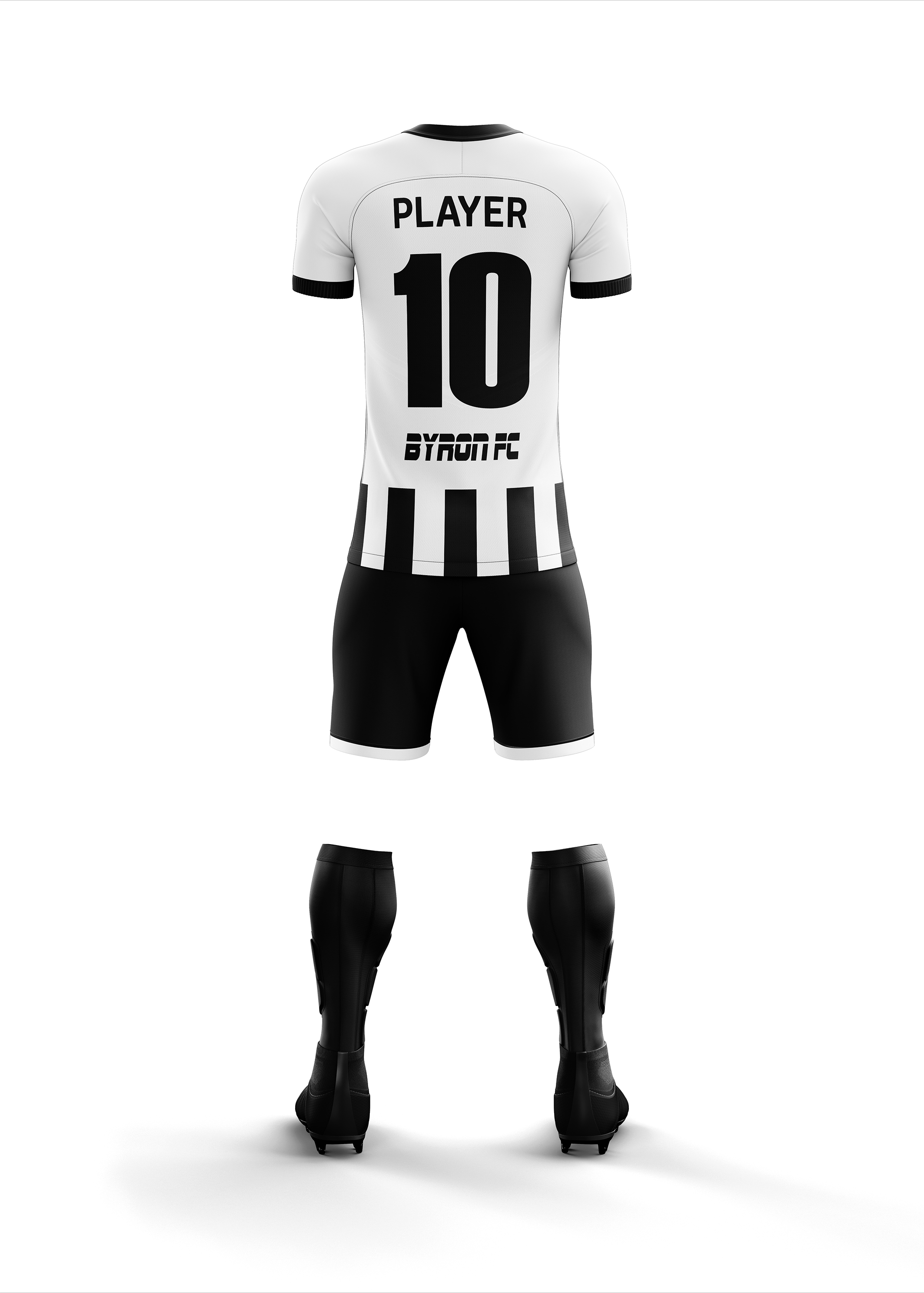 Futbol Forma Takım Model 006 0001-01 Siyah Beyaz