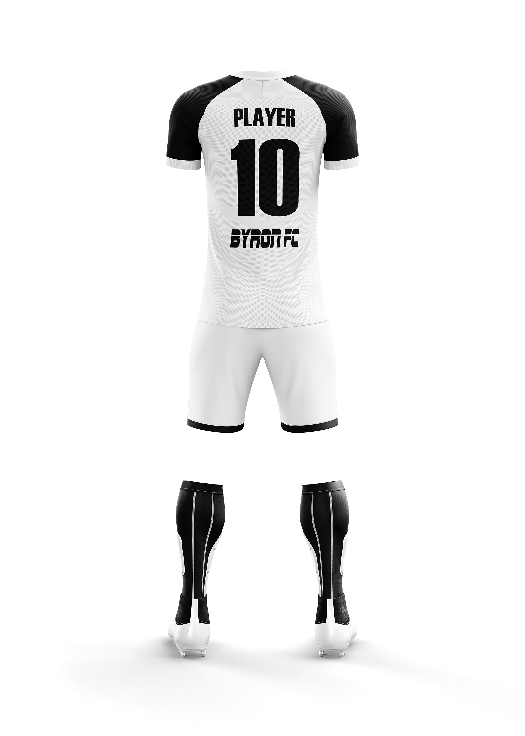 Futbol Forma Takım Model-007 0100-01 -Siyah-Beyaz