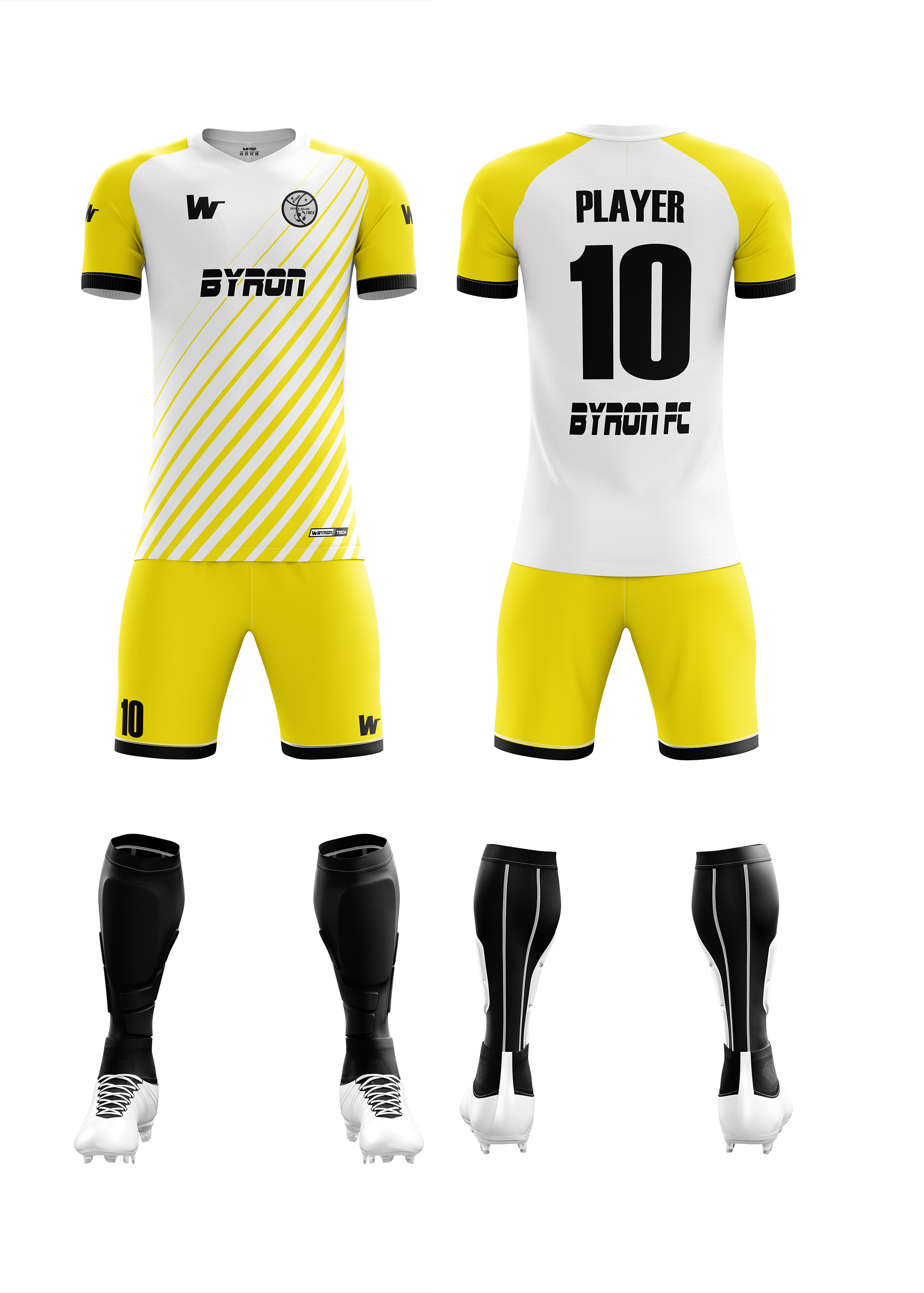 Futbol Forma Takım Model- 007 0301-01 Sarı Siyah