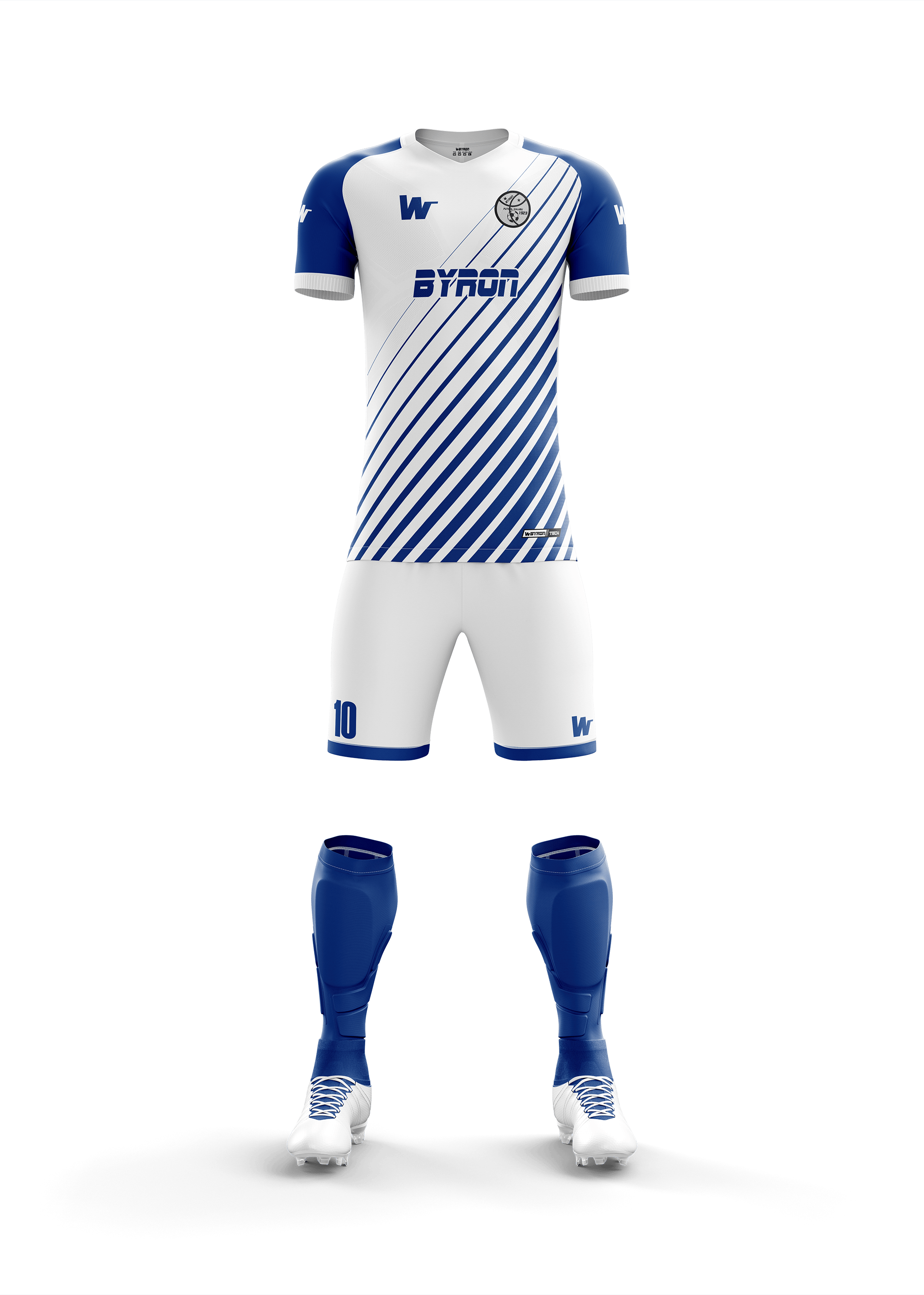 Futbol Forma Takım Model- 007 0400-01 Saks Beyaz 