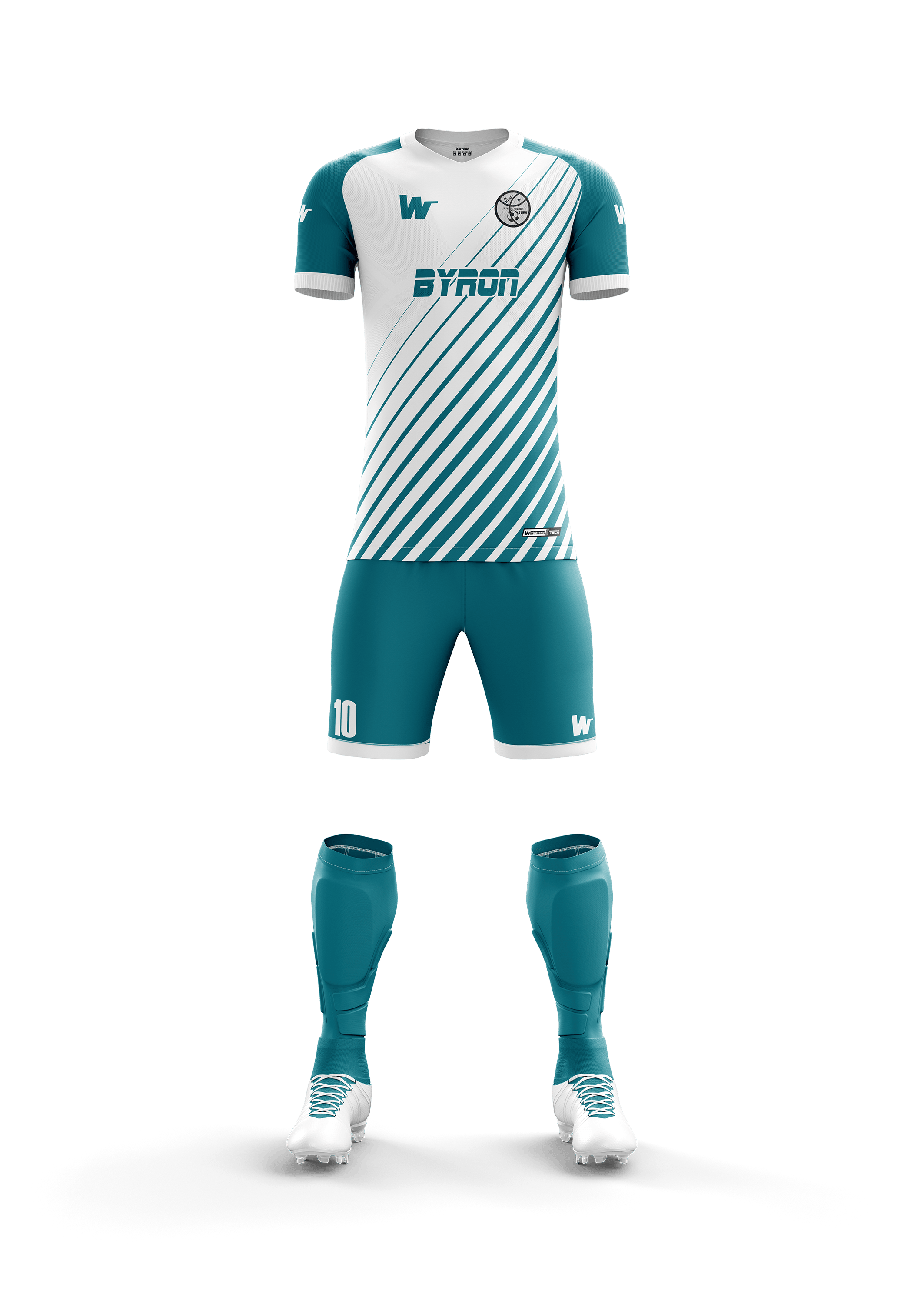 Futbol Forma Takım Model-007 0700-01 Petrol Beyaz