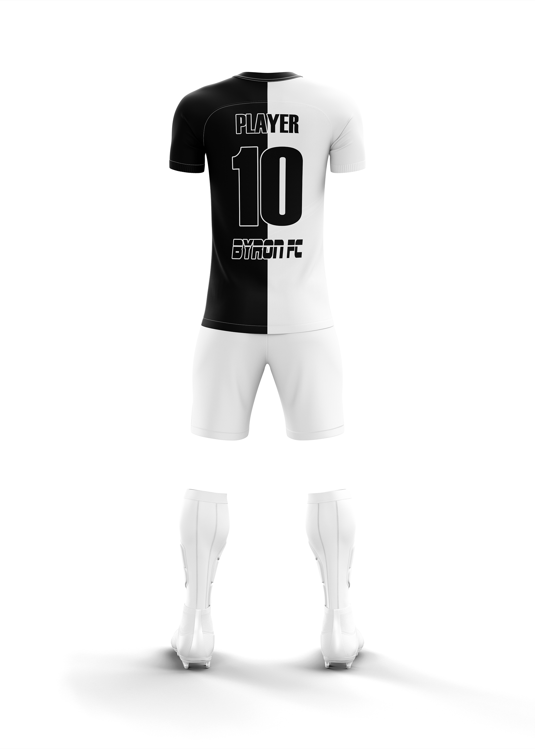 Futbol Forma Takım Model 008 0001-01 Beyaz Siyah