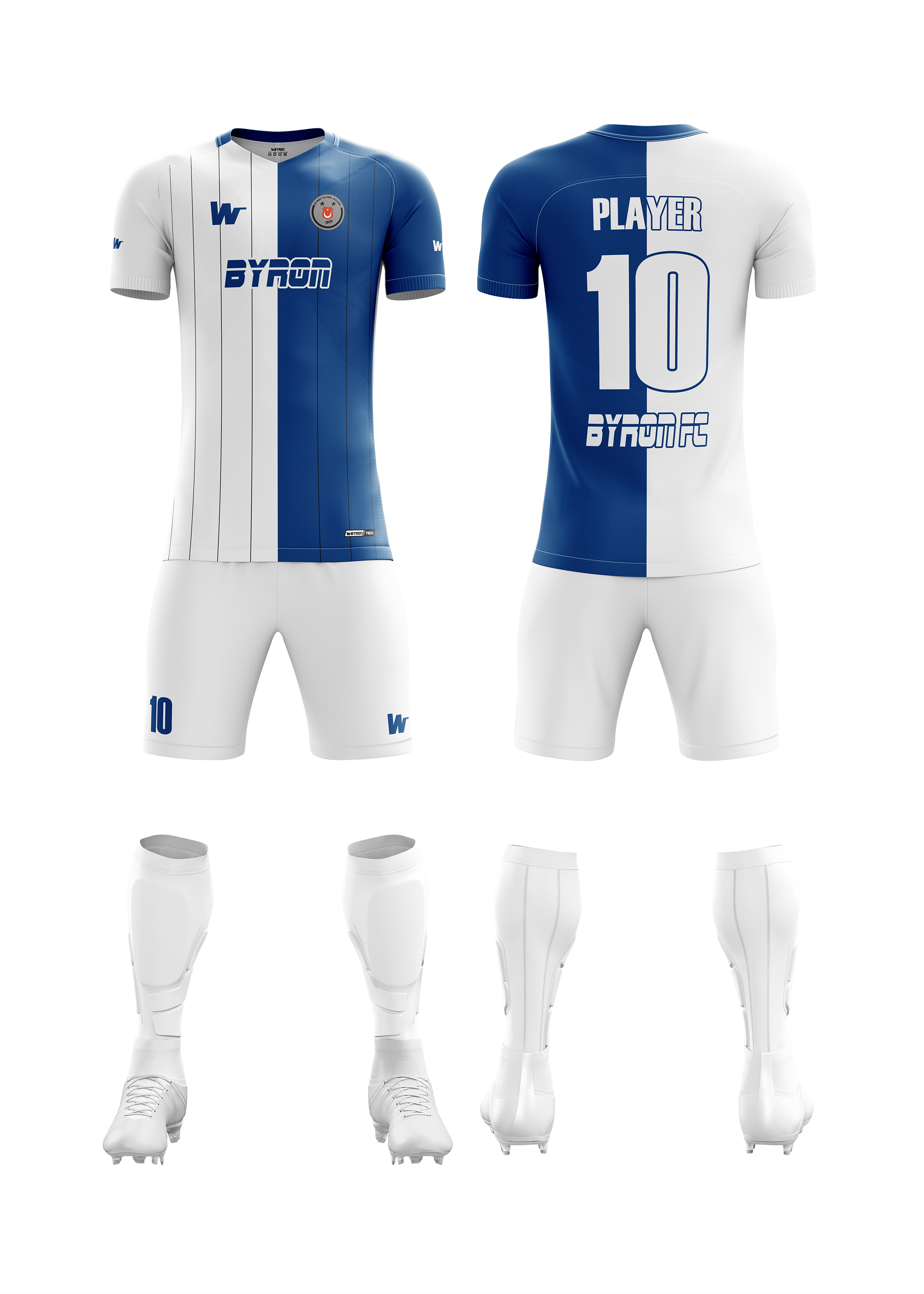 Futbol Forma Takım Model 008 0500-01 Lacivert Beyaz