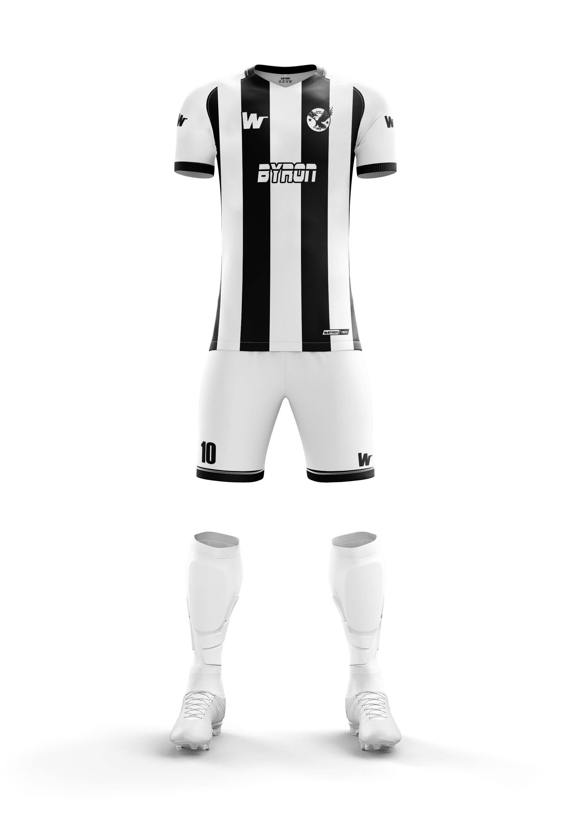 Futbol Forma Takım Model 010 0100-01 Siyah Beyaz