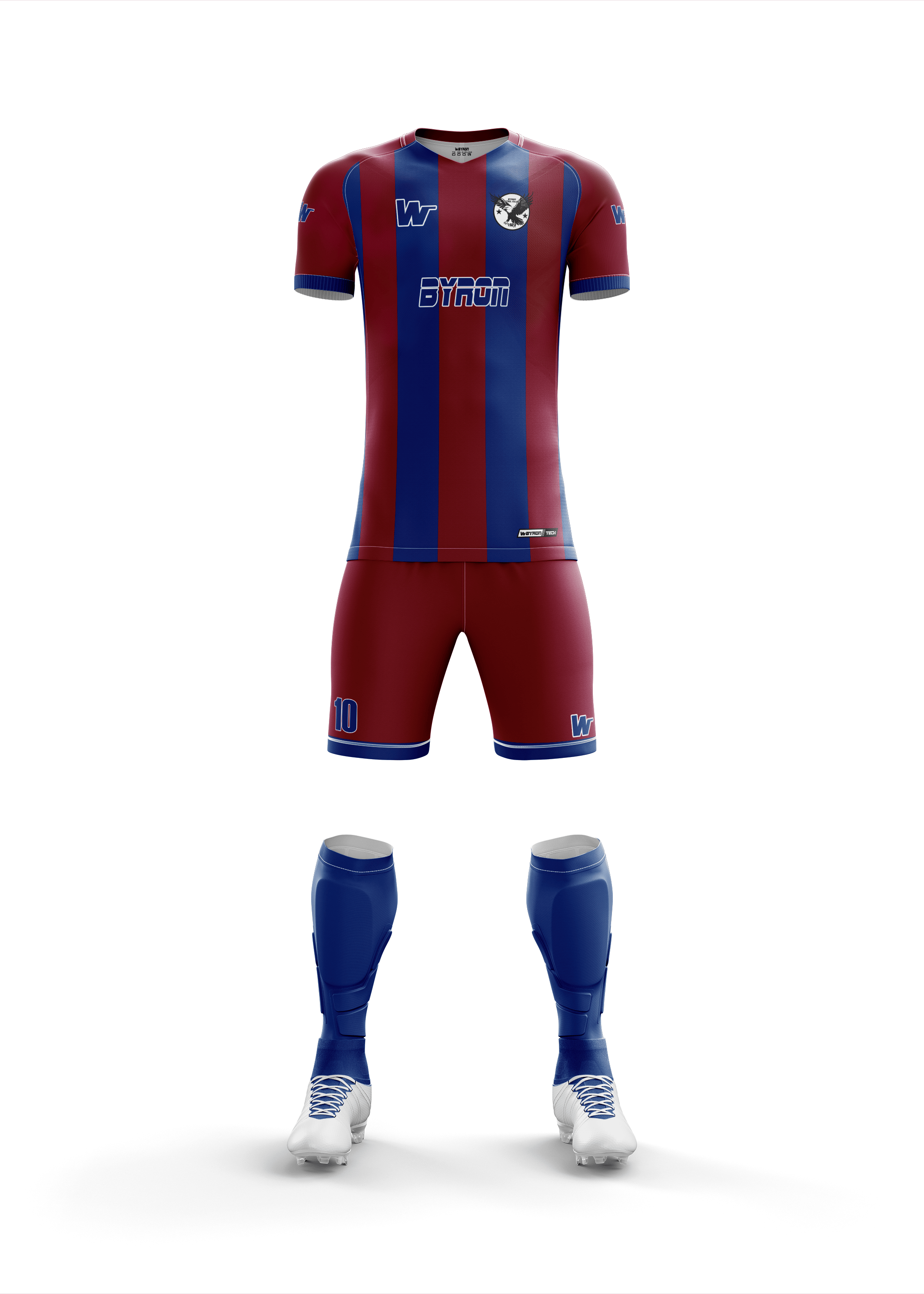 Futbol Forma Takım Model 010 010011-01 Bordo Mavi