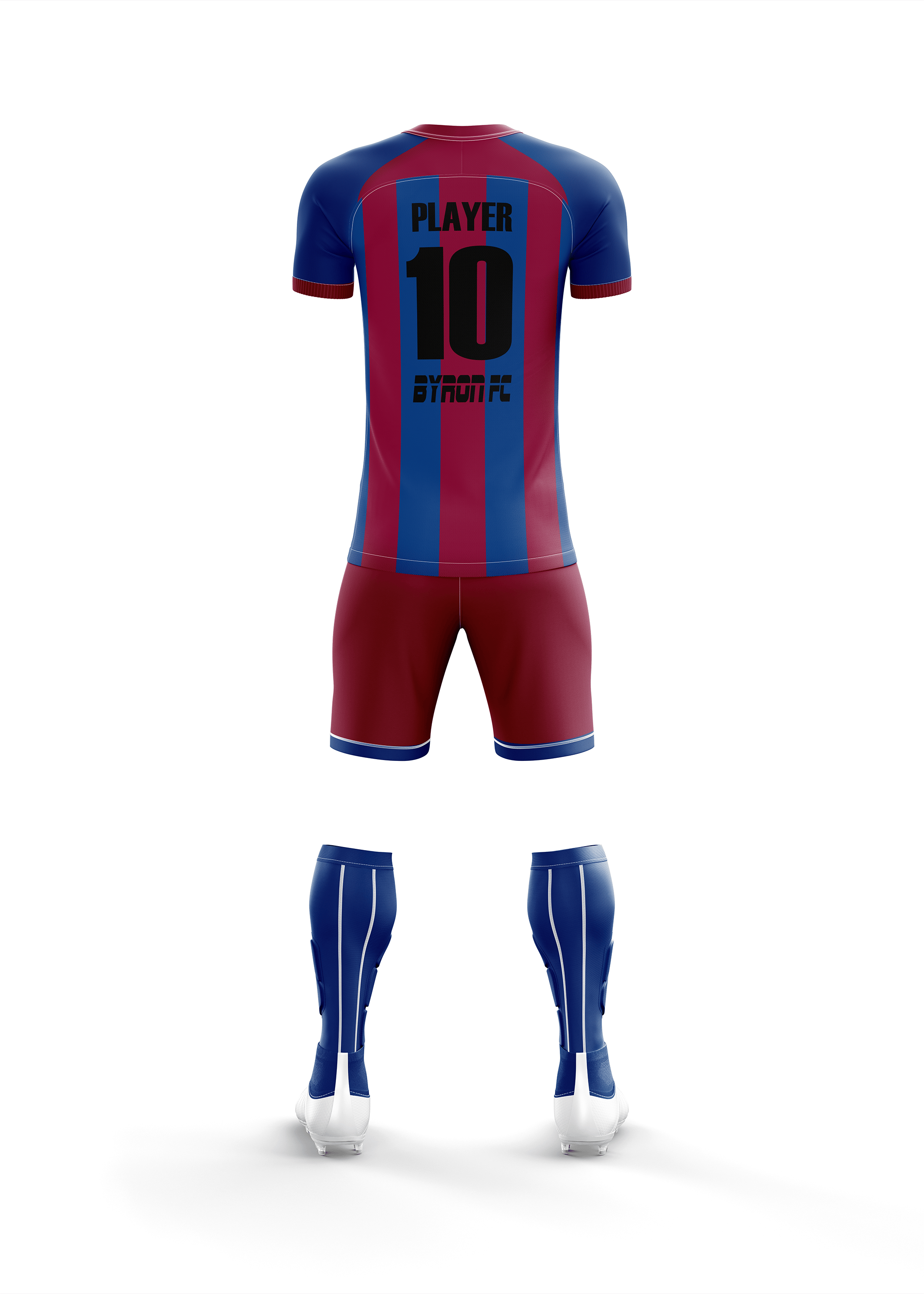 Futbol Forma Takım Model 010 010011-01 Bordo Mavi