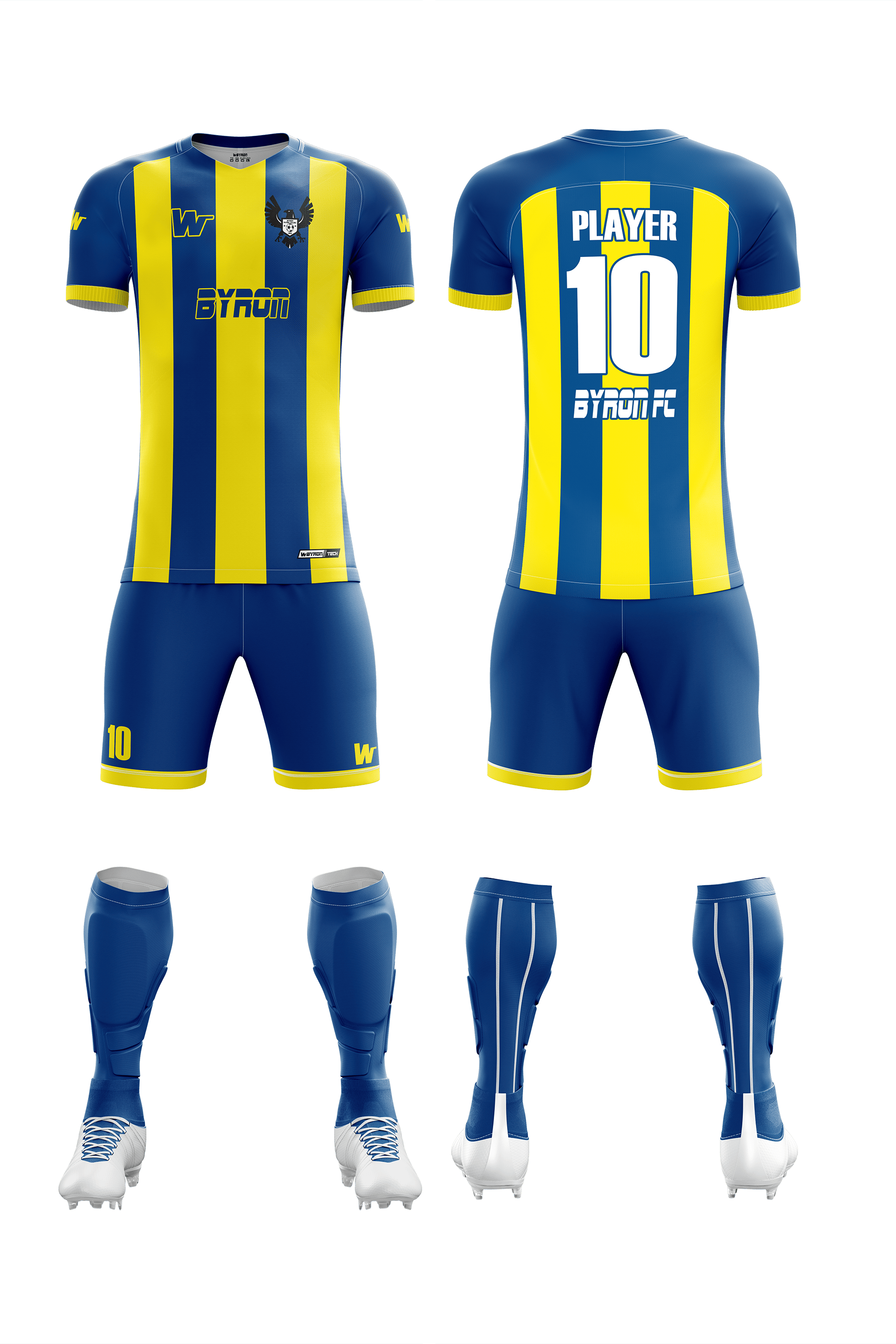 Futbol Forma Takım Model 010 0304-01 Sarı Lacivert
