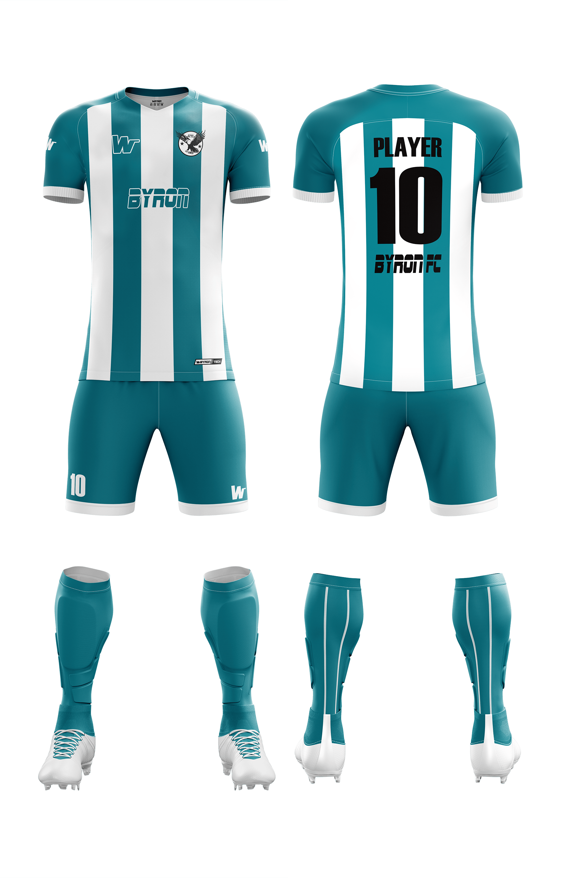 Futbol Forma Takım Model 010 0700-01 Petrol Beyaz