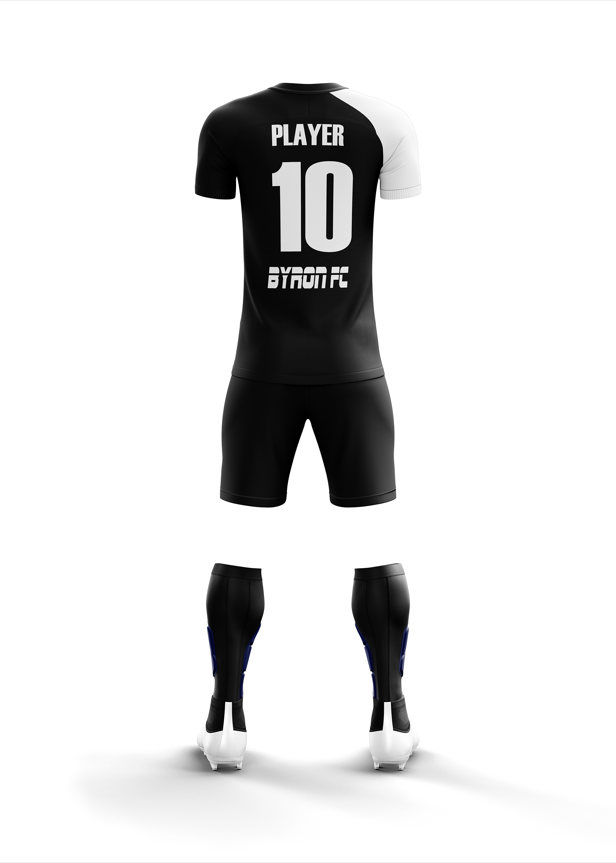 Futbol Forma Takım Model 011 0100-01 Siyah Beyaz