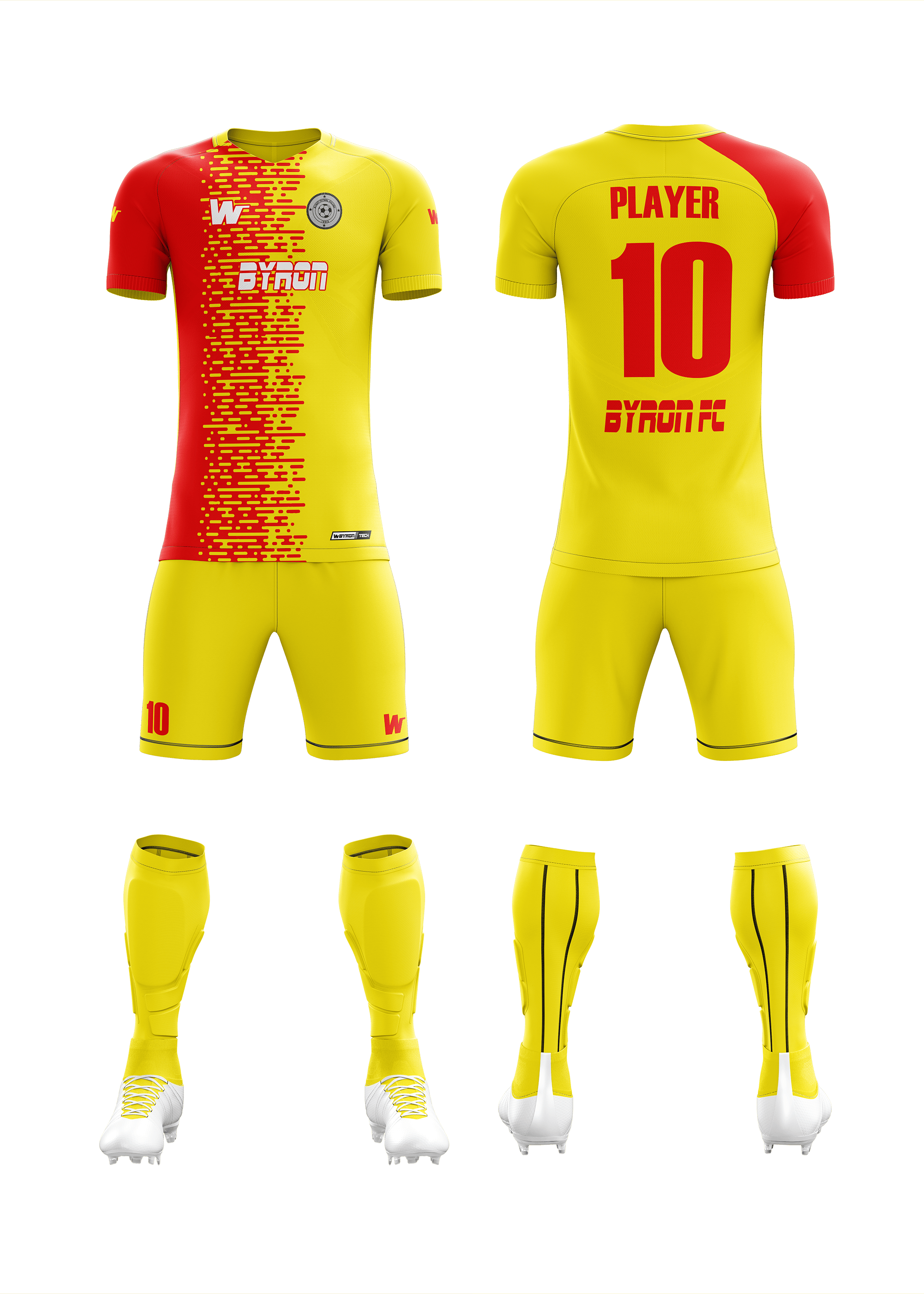 Futbol Forma Takım Model 011 0302-01 Sarı Kırmızı