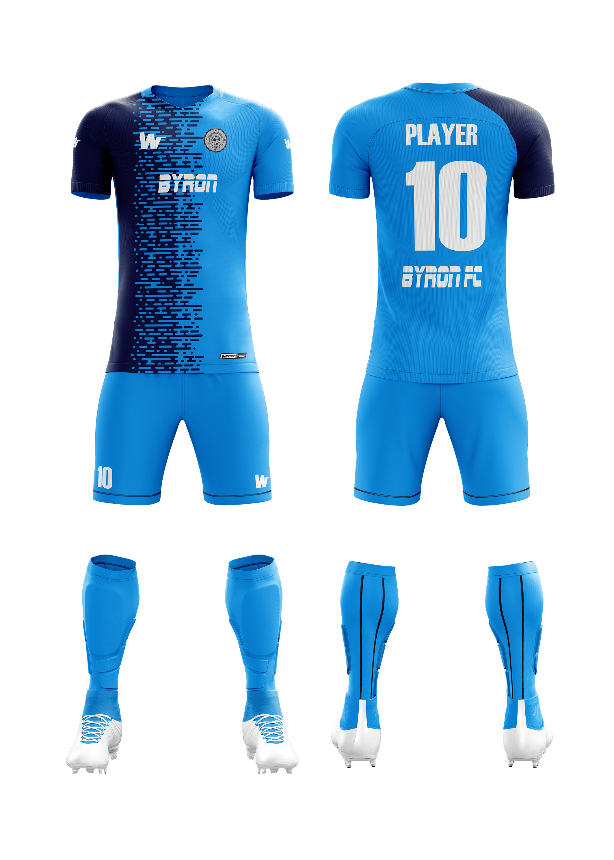 Futbol Forma Takım Model 011 0510-01 Lacivert Mavi