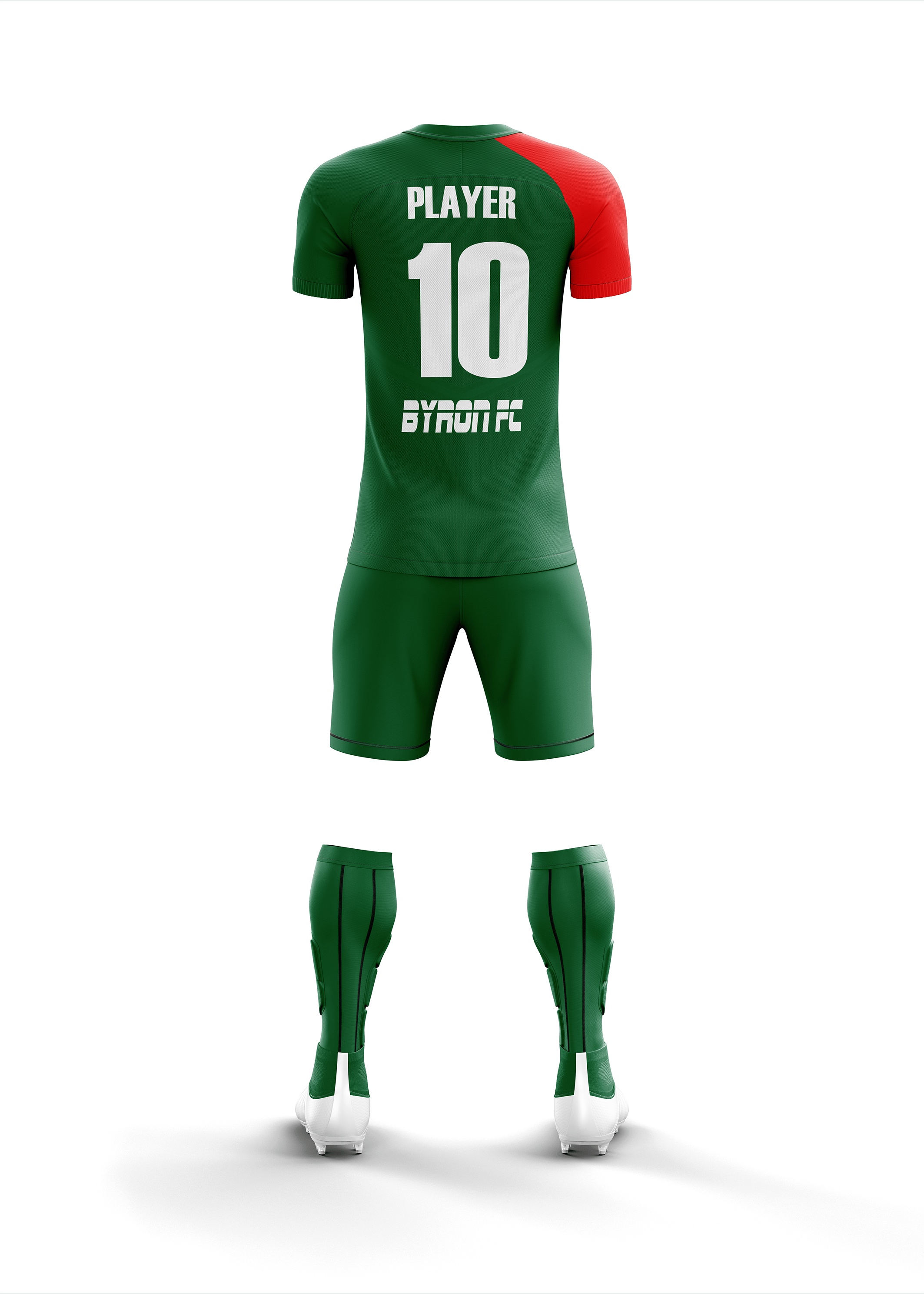 Futbol Forma Takım Model 011 0602-01 Yeşil Kırmızı