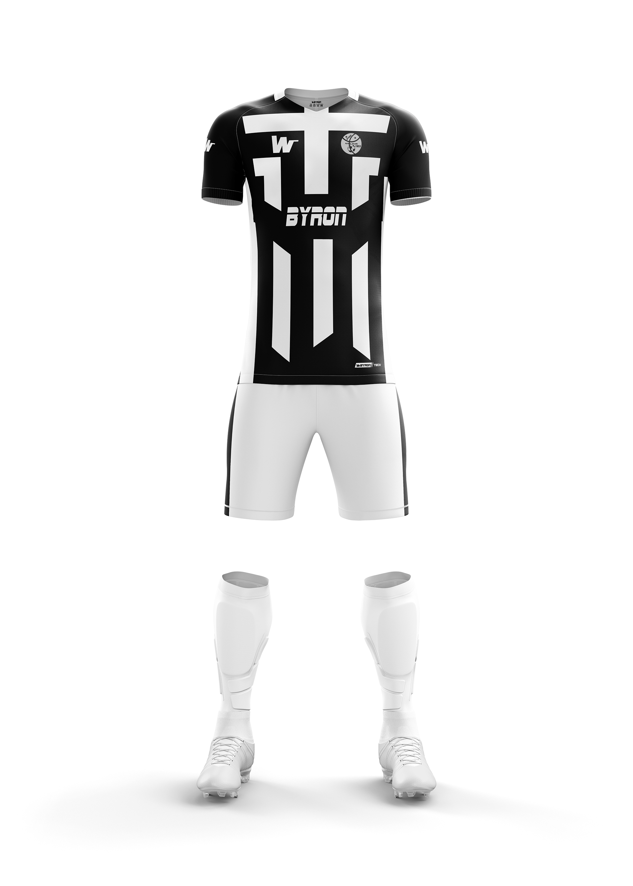 Futbol Forma Takım Model 013 0001 Beyaz Siyah
