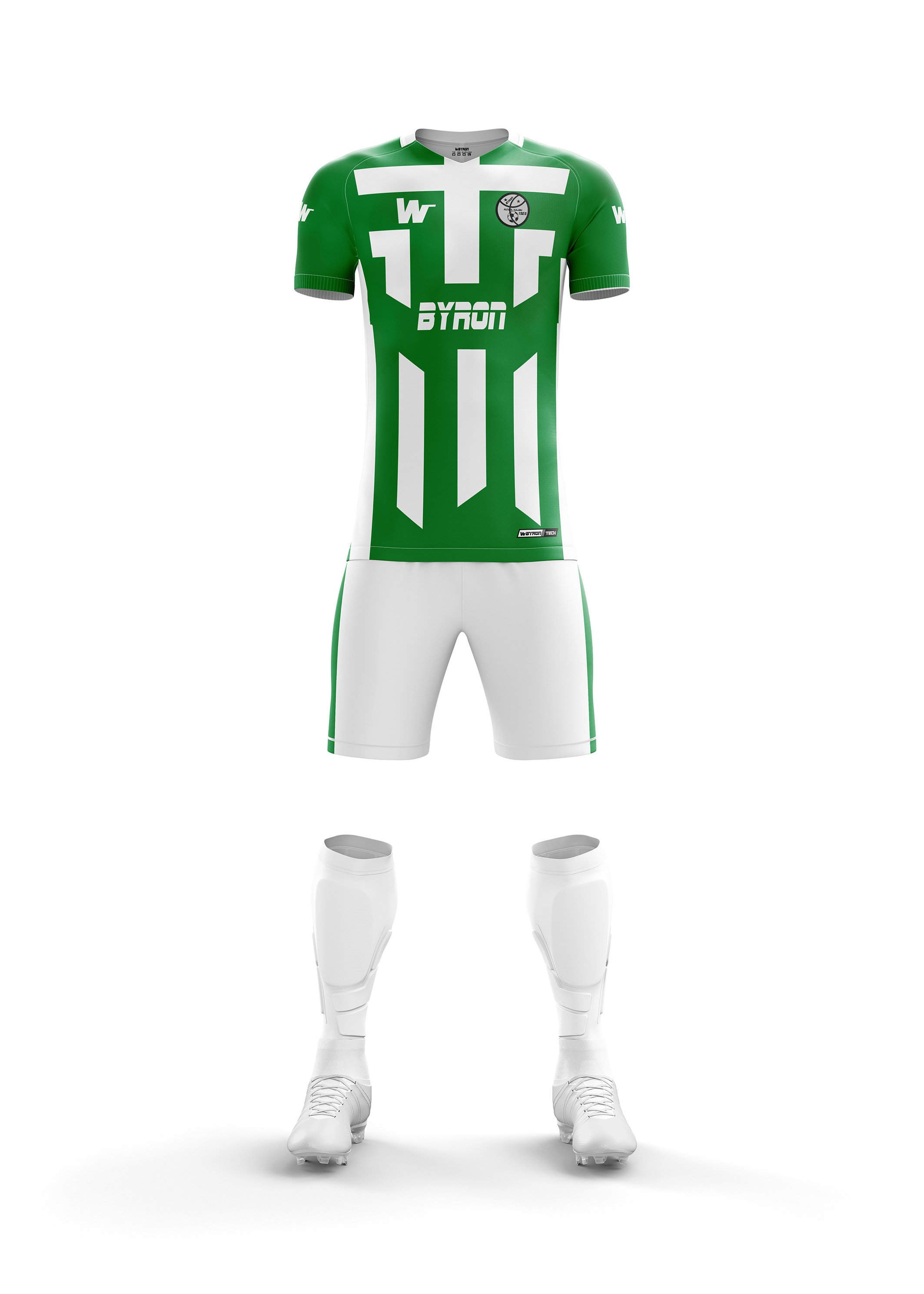 Futbol Forma Takım Model 013 0006 Beyaz Yeşil