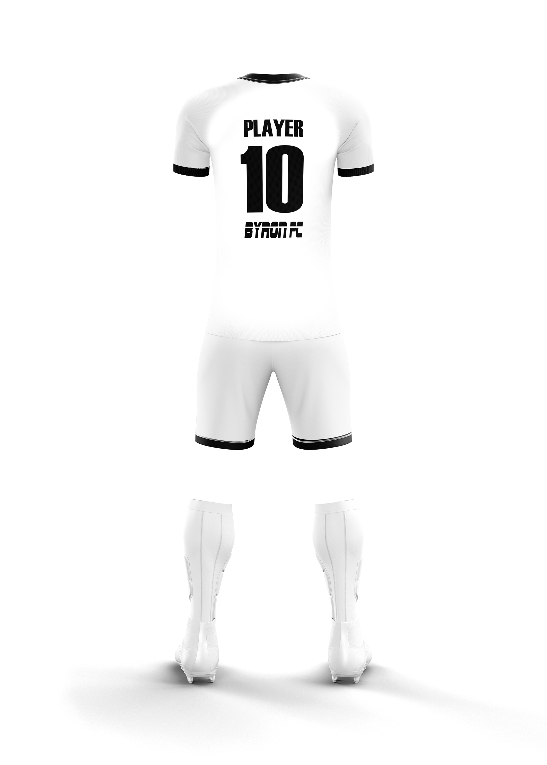 Futbol Forma Takım Model 014  0001 Beyaz Siyah