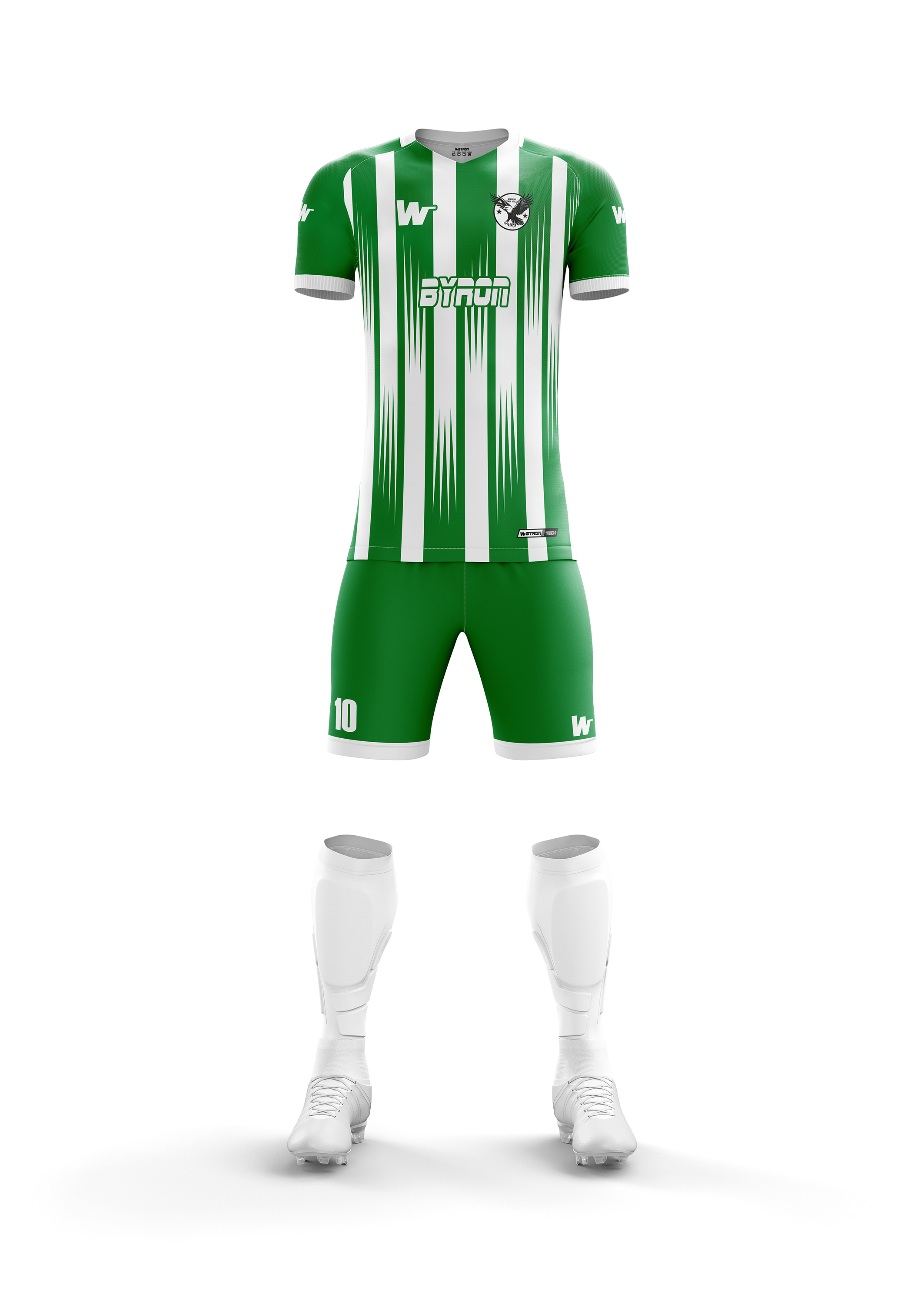 Futbol Forma Takım Model 014  0006 Beyaz Yeşil
