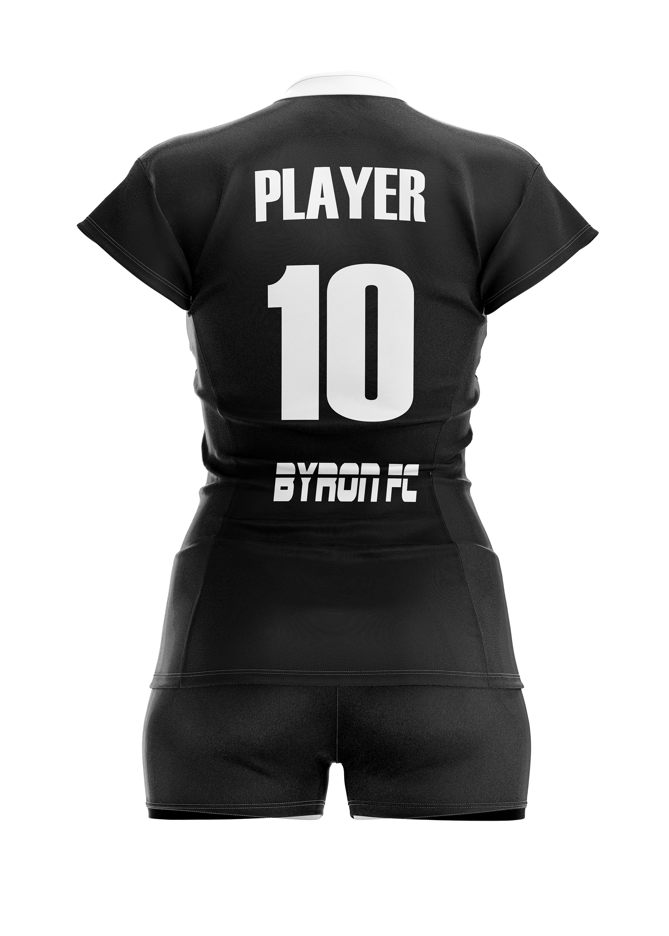 Voleybol Kadın Forma Takım Model 001 0100-01 Siyah Beyaz